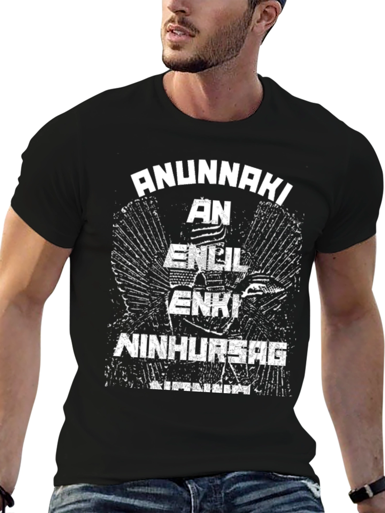 Anunnaki Graphic T-Shirt - Sumerian Gods Tee