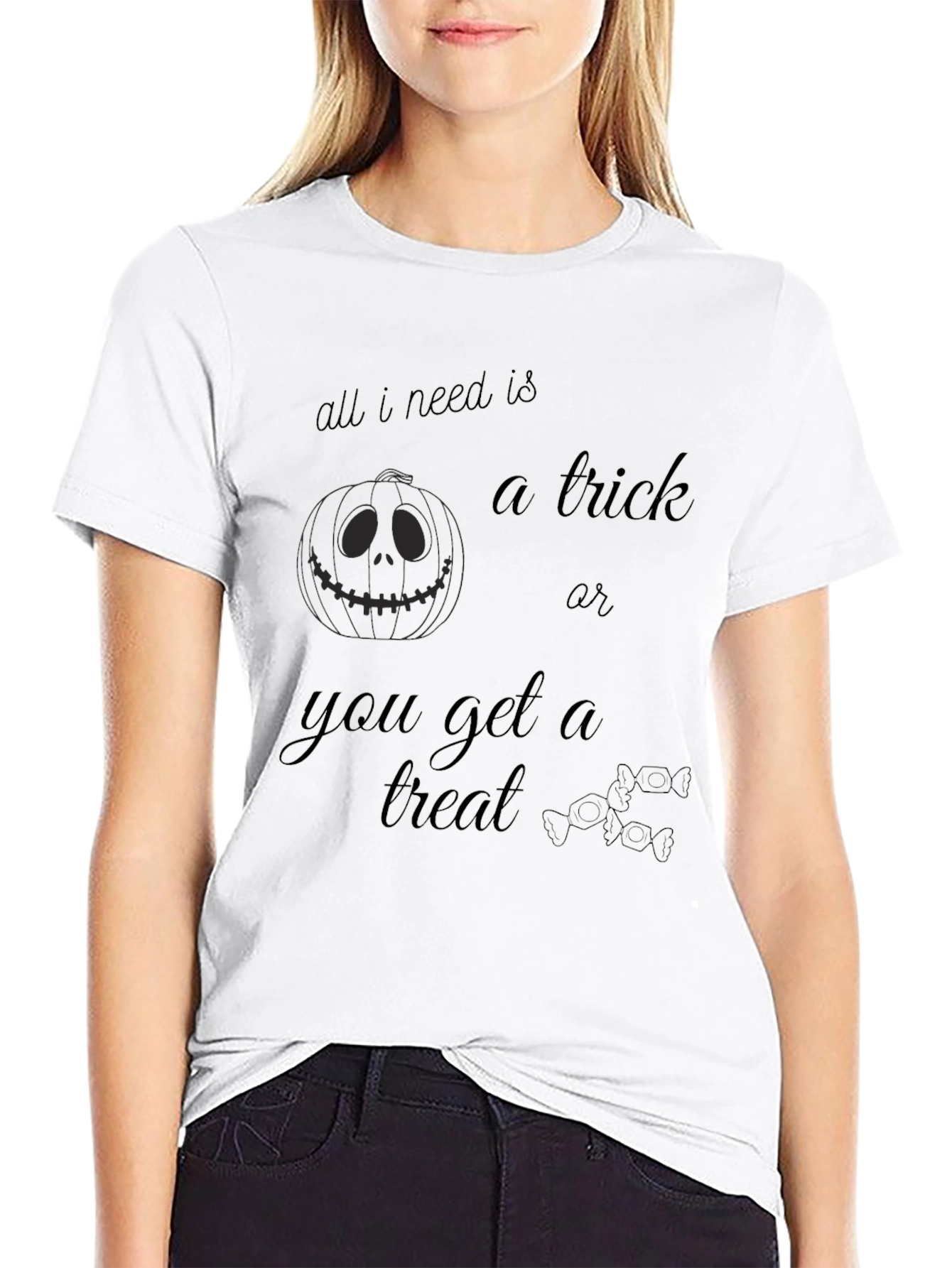 Halloween Trick or Treat Graphic Tee