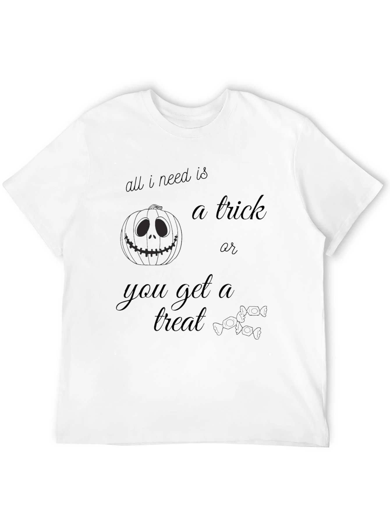 Halloween Trick or Treat Graphic Tee