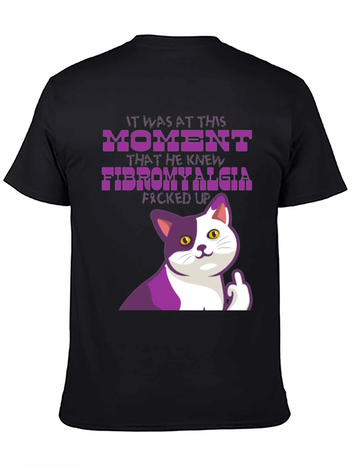 Funny Fibromyalgia Cat T-Shirt