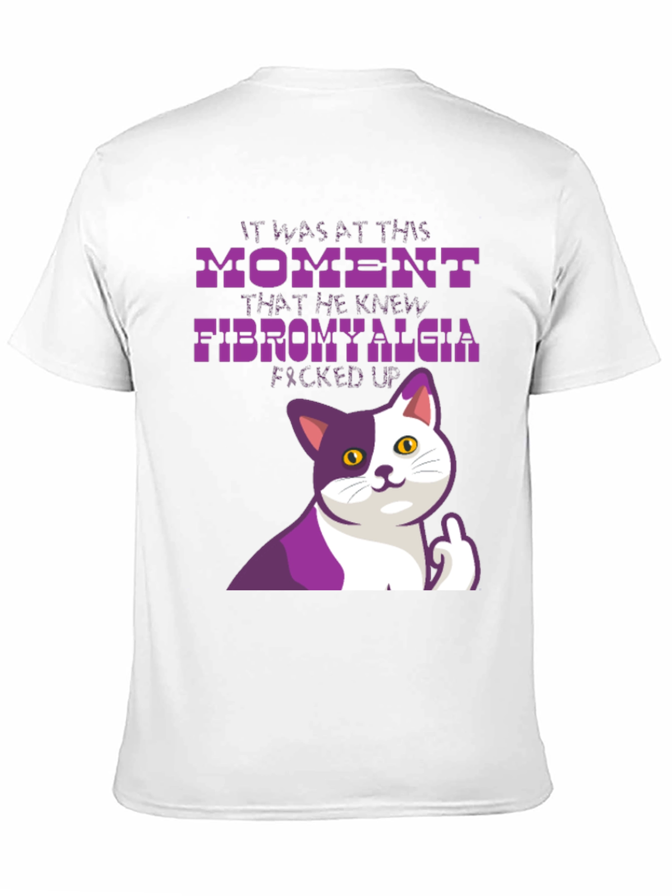 Funny Fibromyalgia Cat T-Shirt