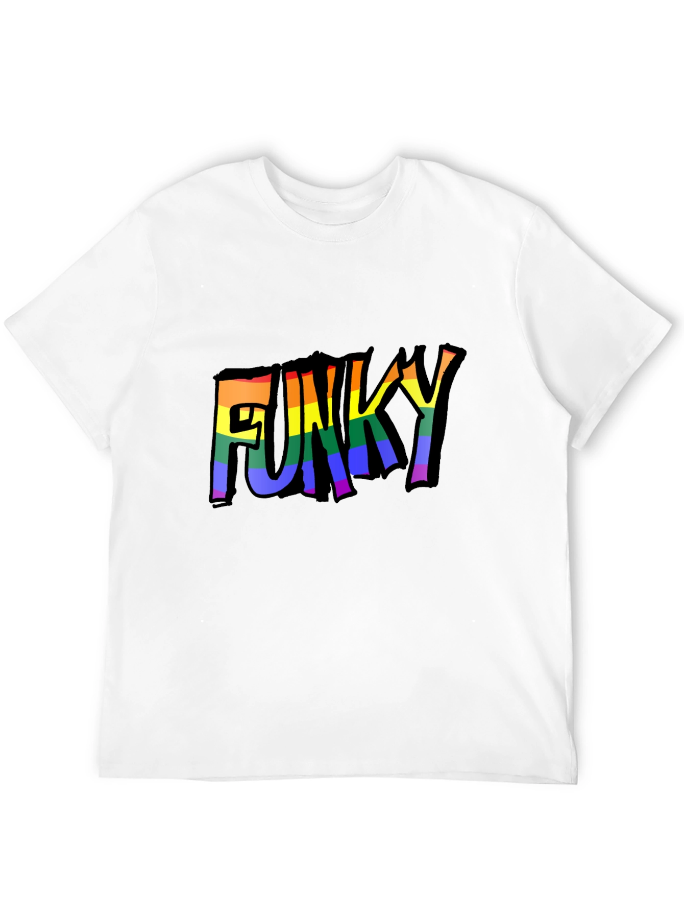 Funky Rainbow Graphic Tee