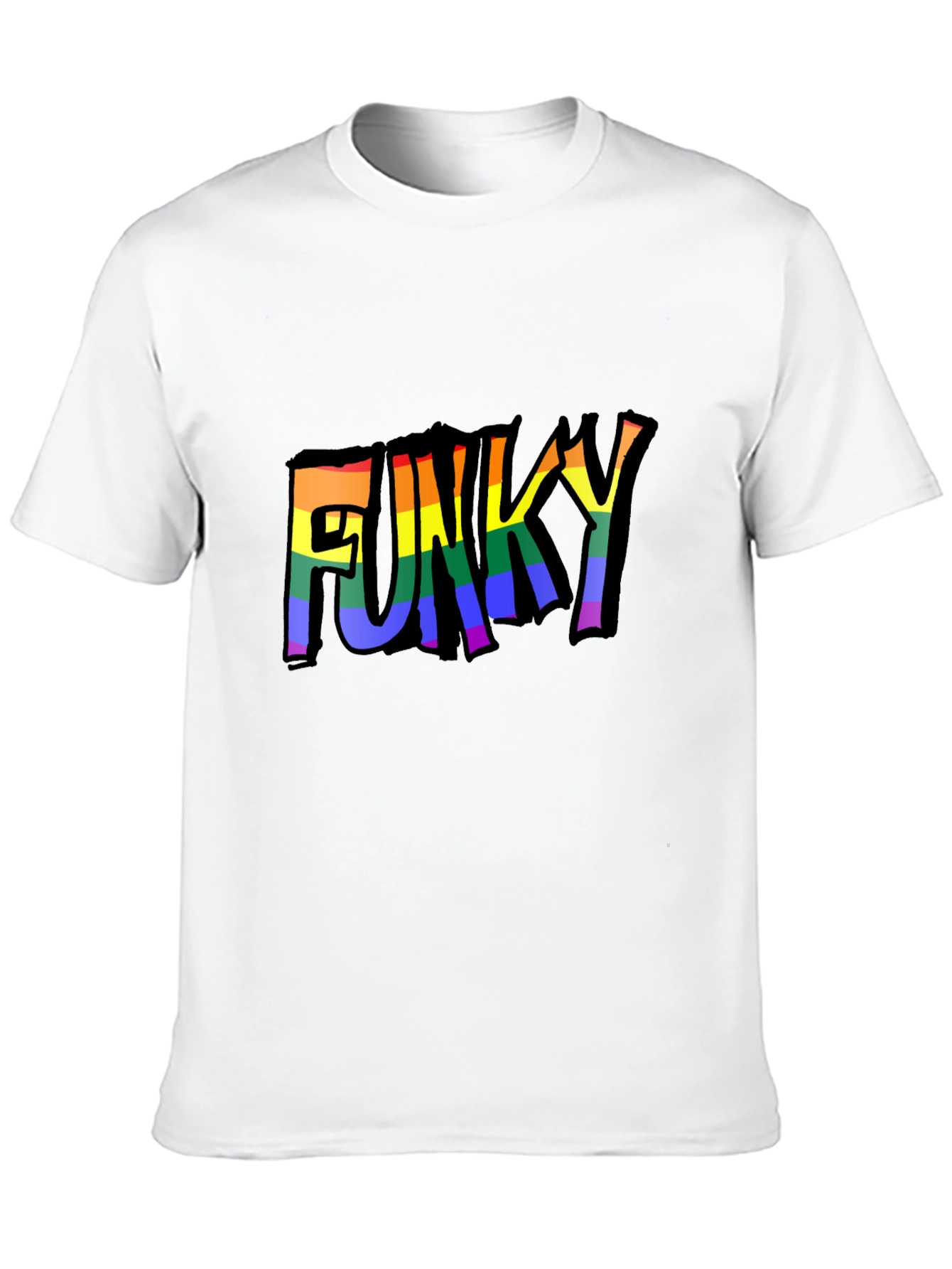 Funky Rainbow Graphic Tee