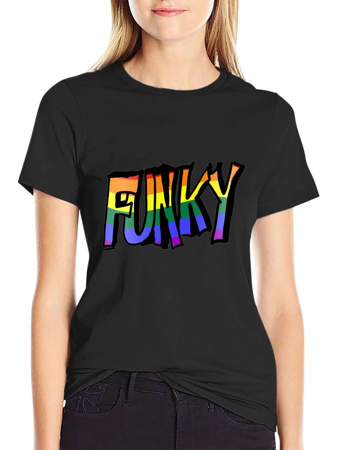 Funky Rainbow Graphic Tee