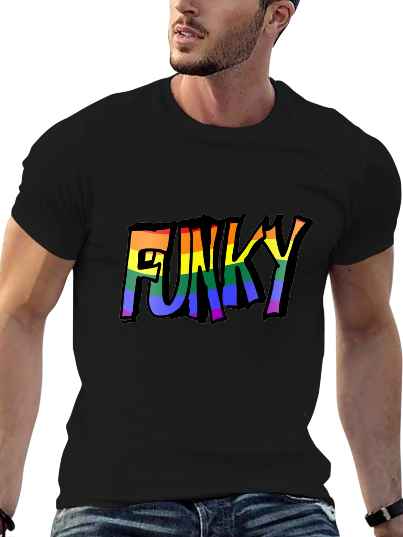 Funky Rainbow Graphic Tee