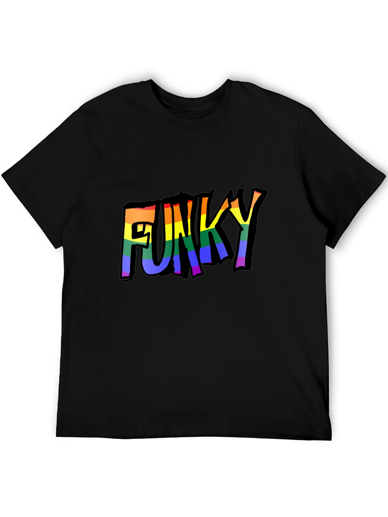Funky Rainbow Graphic Tee