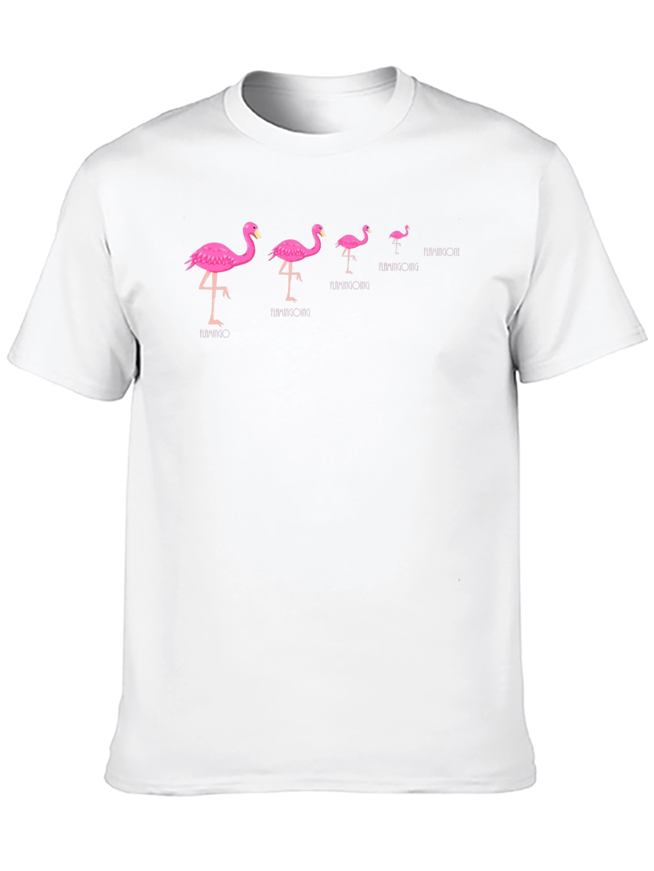 Flamingo Evolution Black T-Shirt