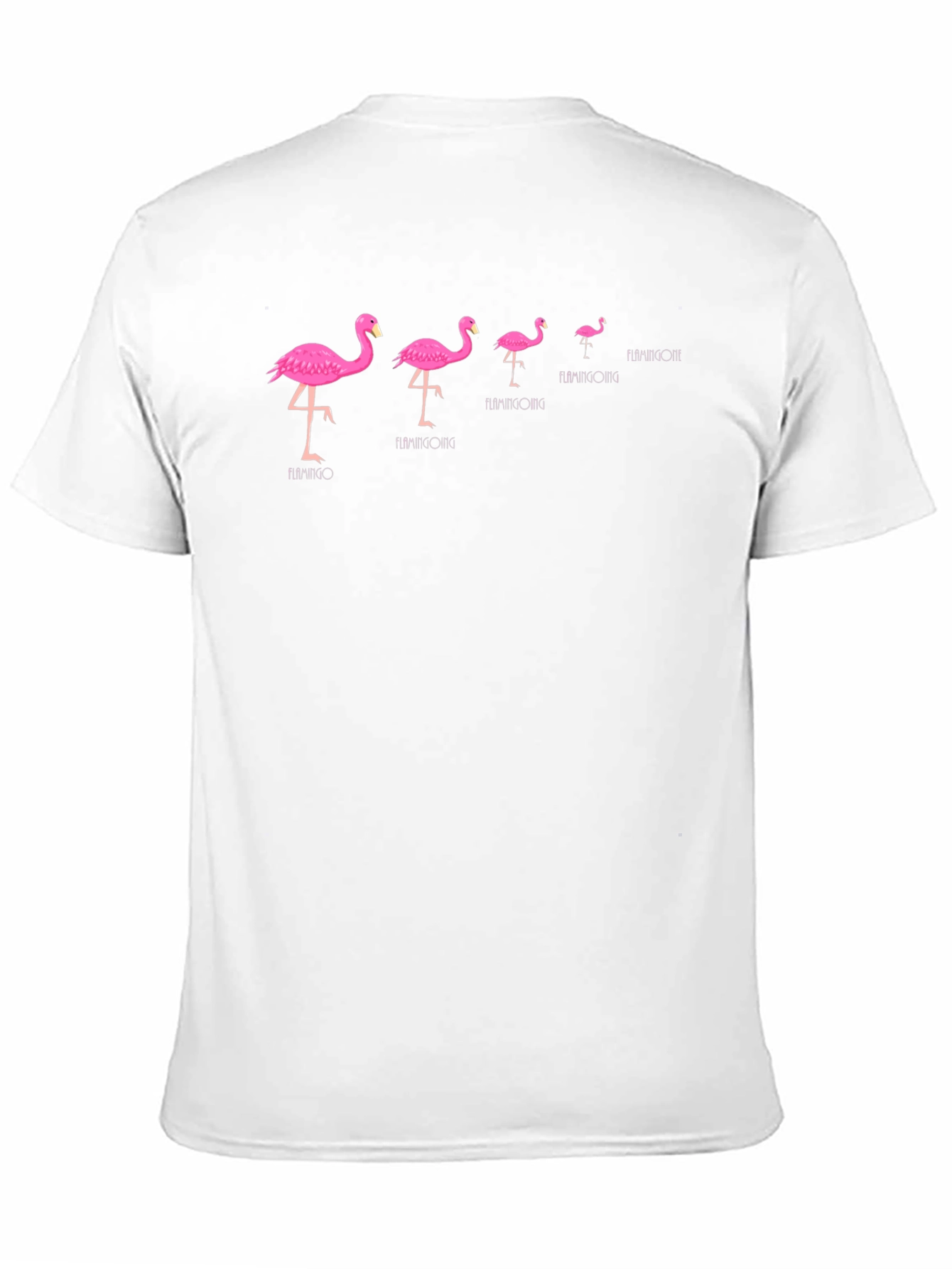 Flamingo Evolution Black T-Shirt