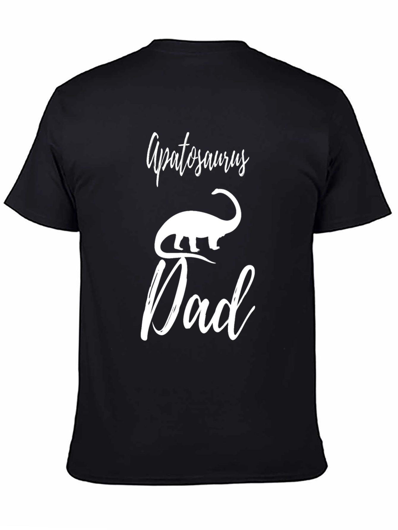 Apatosaurus Dad T-Shirt - Dinosaur Lover Fathers Day Tee