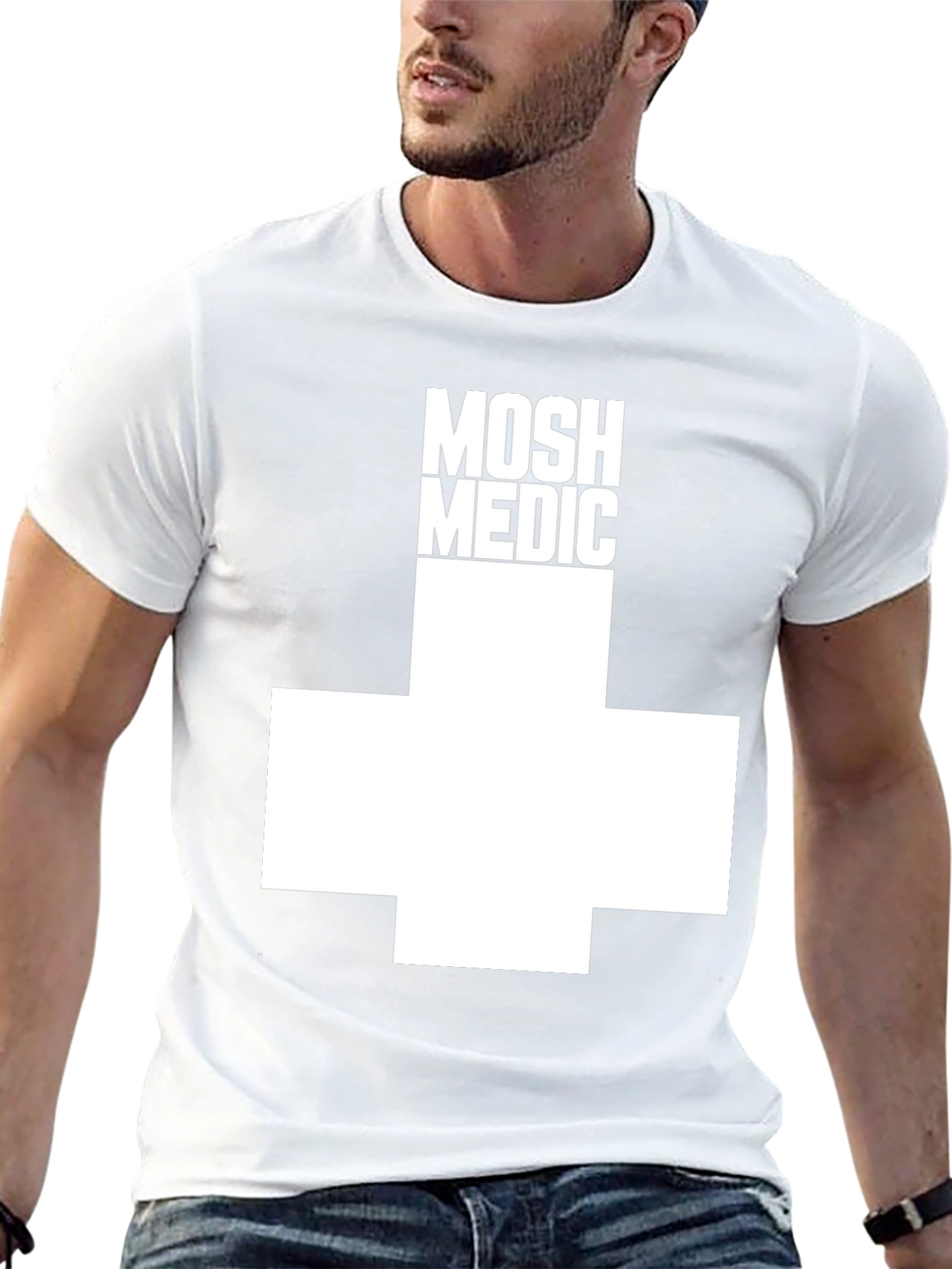 Mosh Medic Graphic T-Shirt - Black Cotton Tee