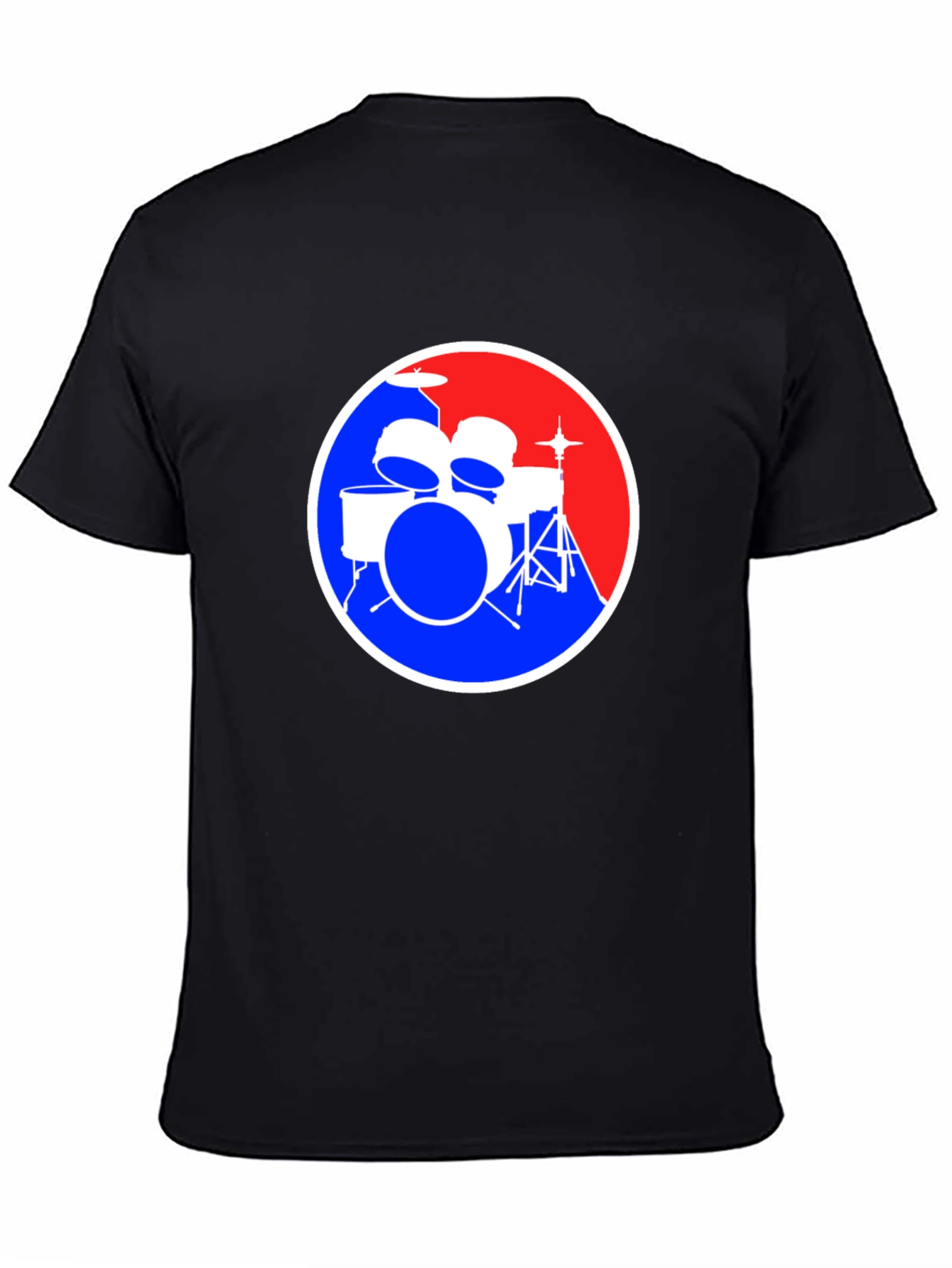Drum Kit Graphic Tee - Music Lover Shirt