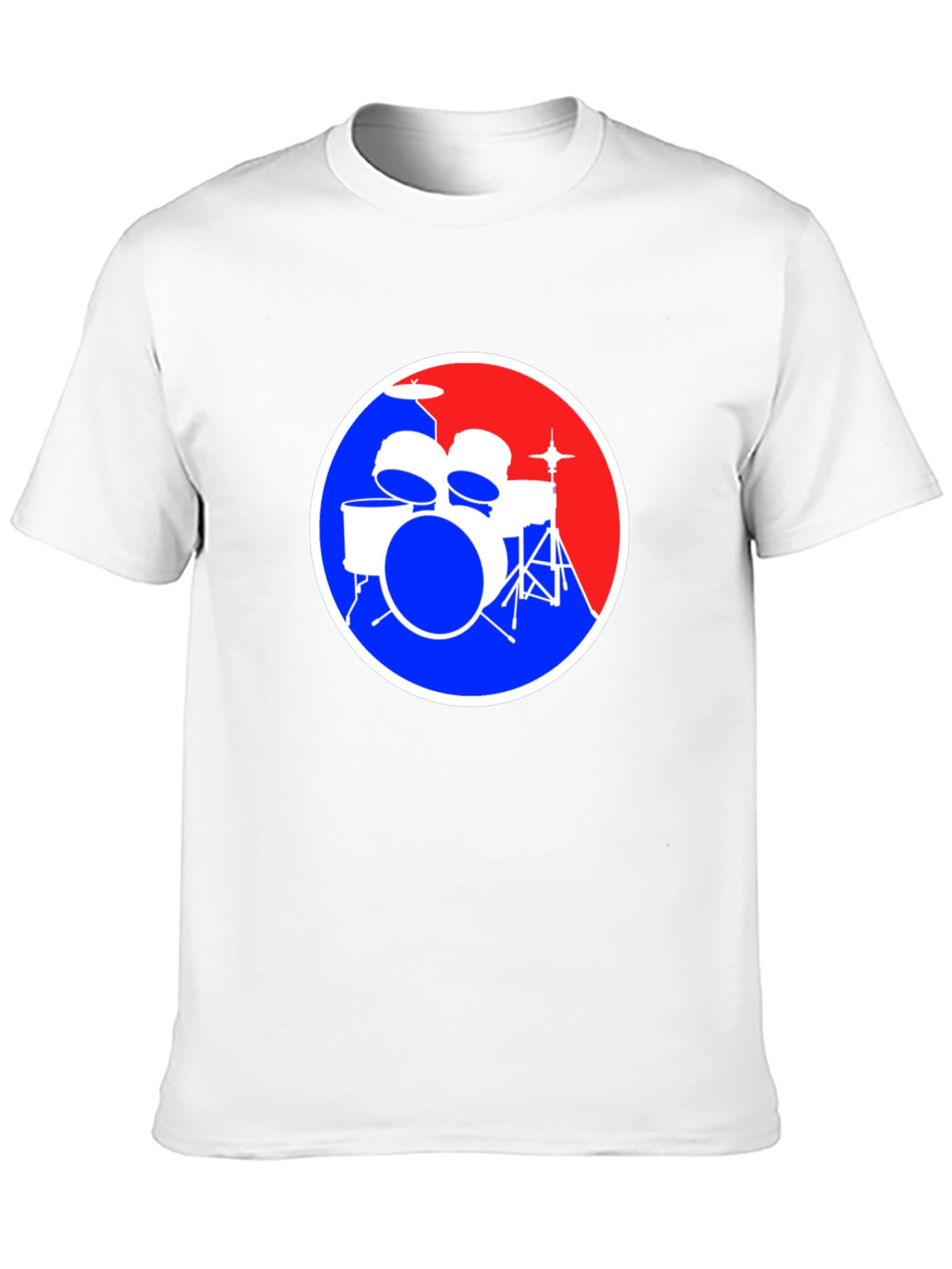Drum Kit Graphic Tee - Music Lover Shirt