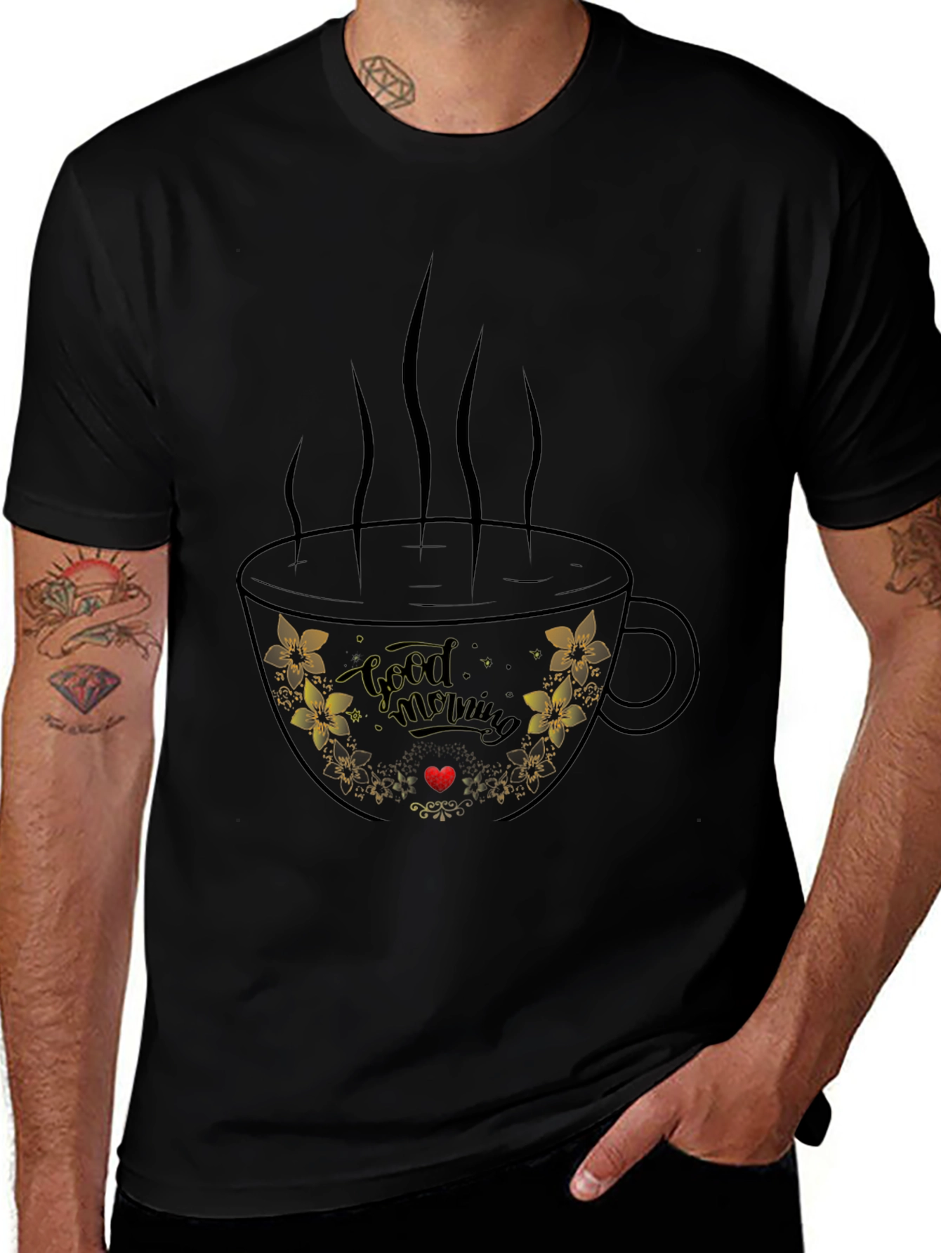 Good Morning Coffee Graphic Tee