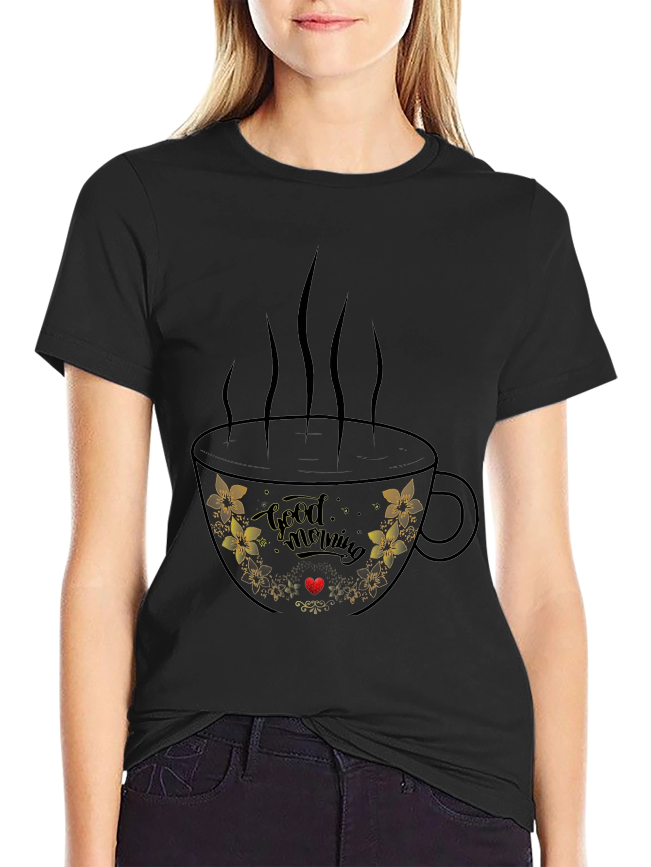 Good Morning Coffee Graphic Tee