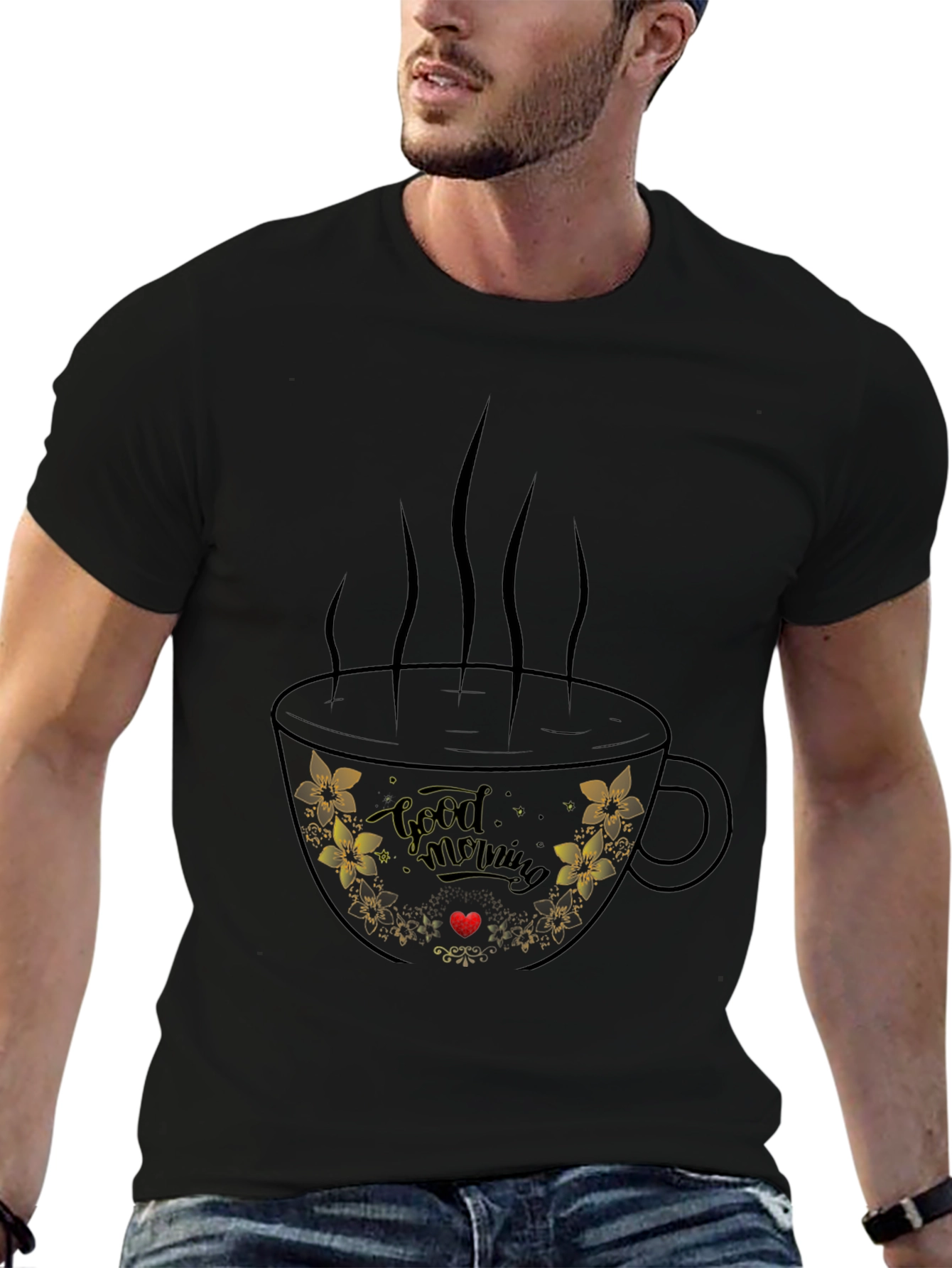 Good Morning Coffee Graphic Tee