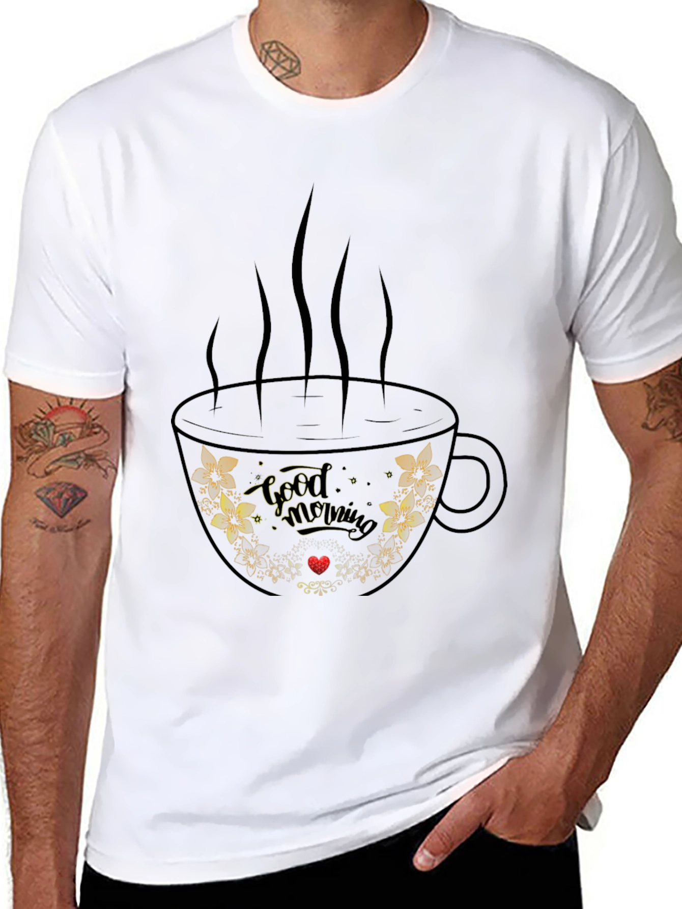 Good Morning Coffee Graphic Tee