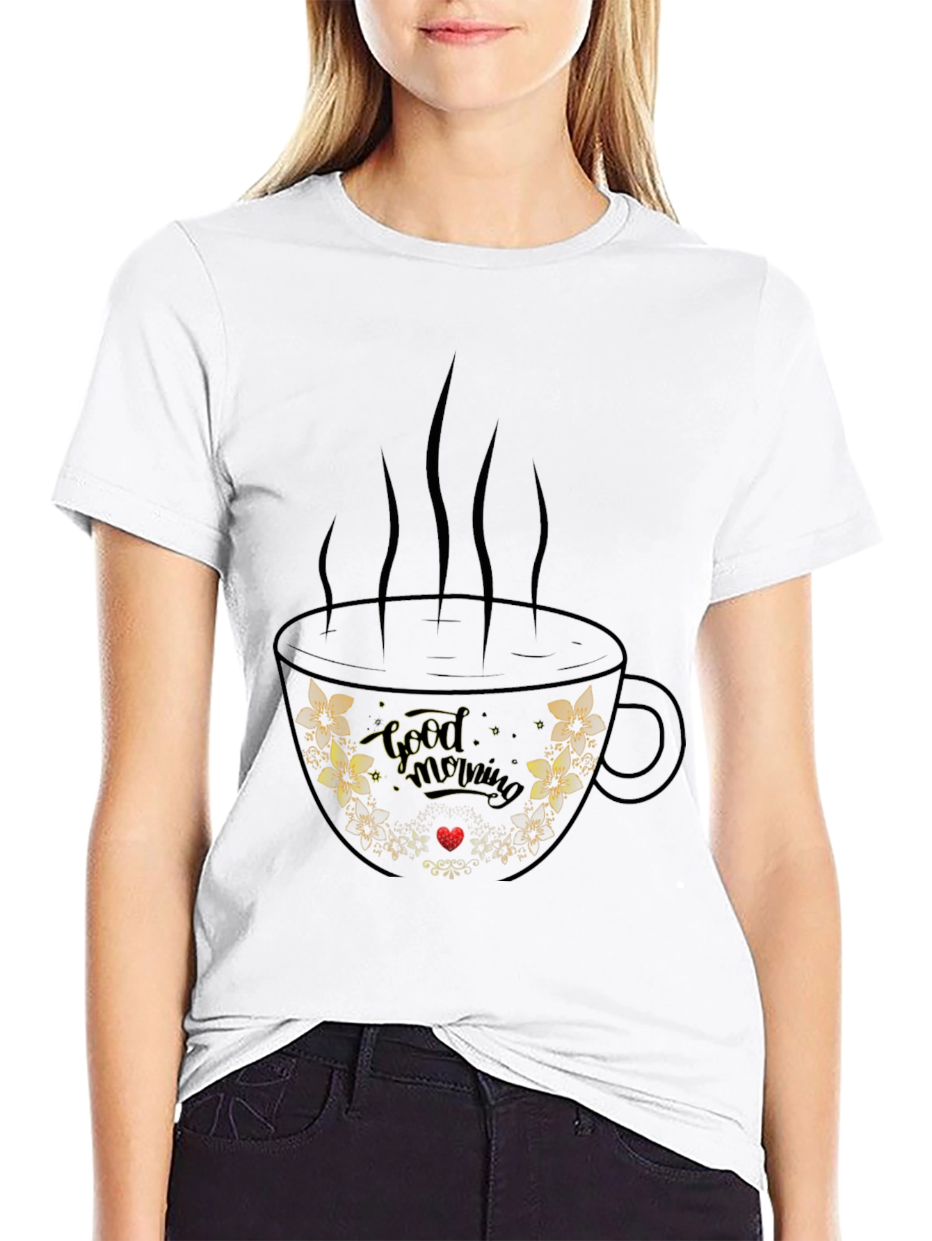 Good Morning Coffee Graphic Tee
