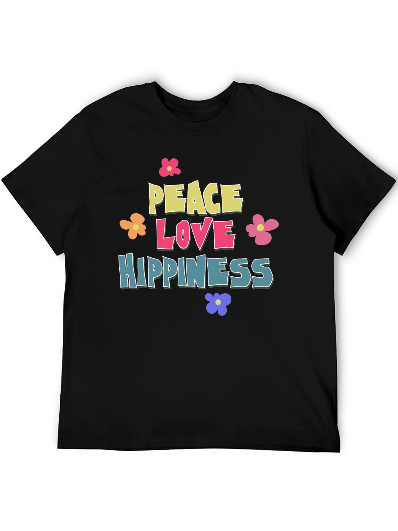 Peace Love Hippieness Graphic T-Shirt