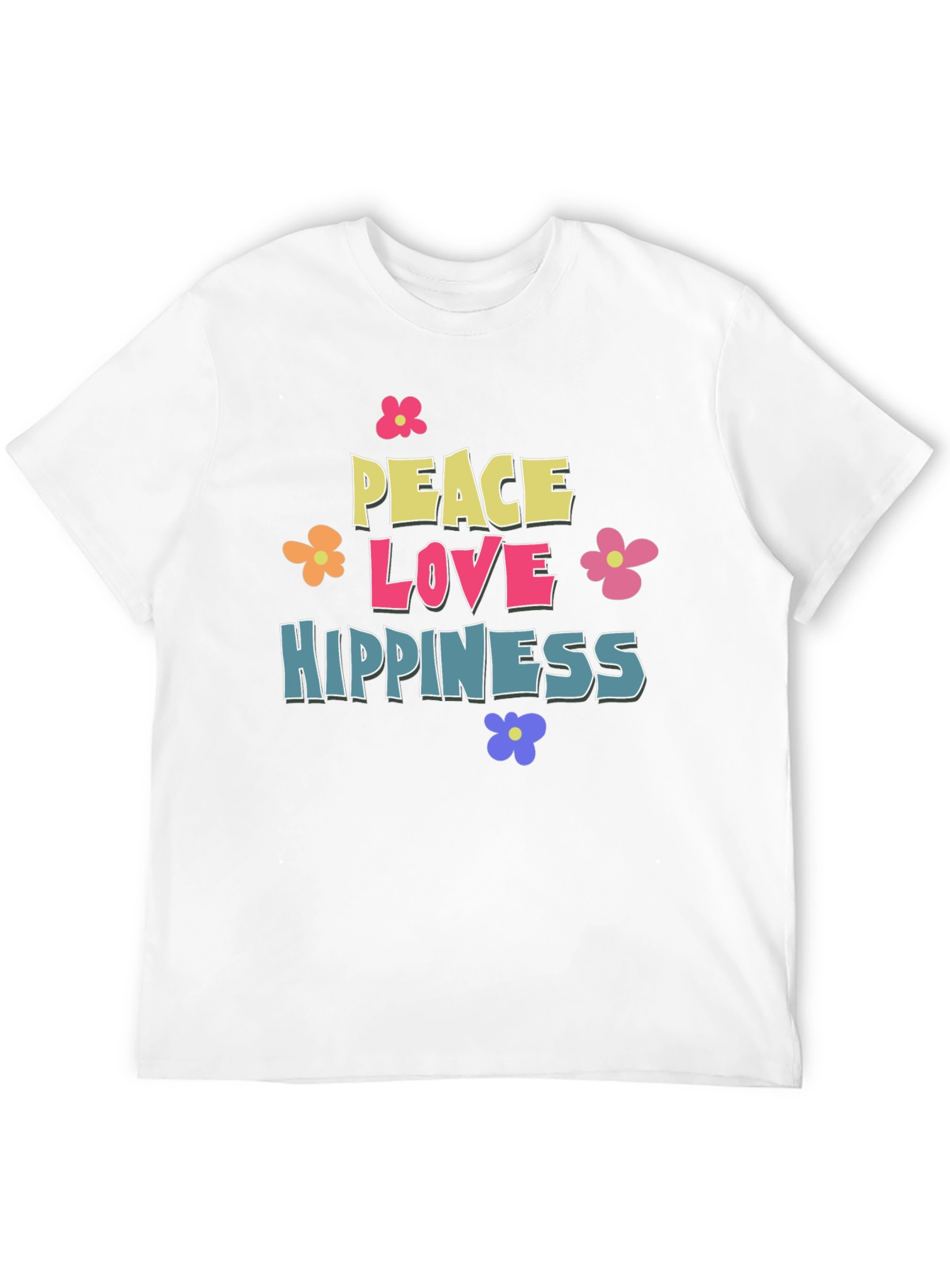 Peace Love Hippieness Graphic T-Shirt