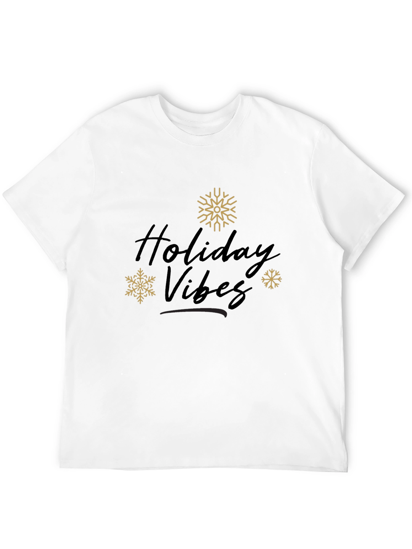 Holiday Vibes Graphic Tee - Festive Season Apparel