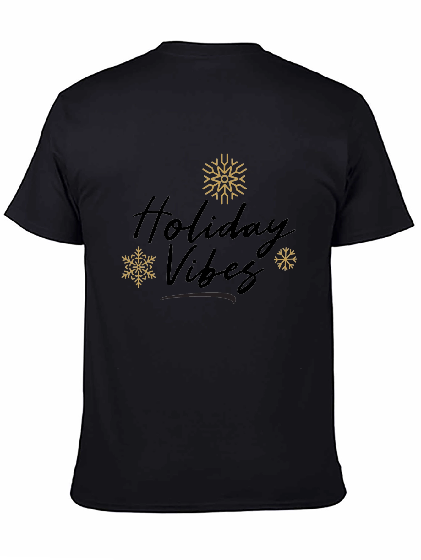 Holiday Vibes Graphic Tee - Festive Season Apparel