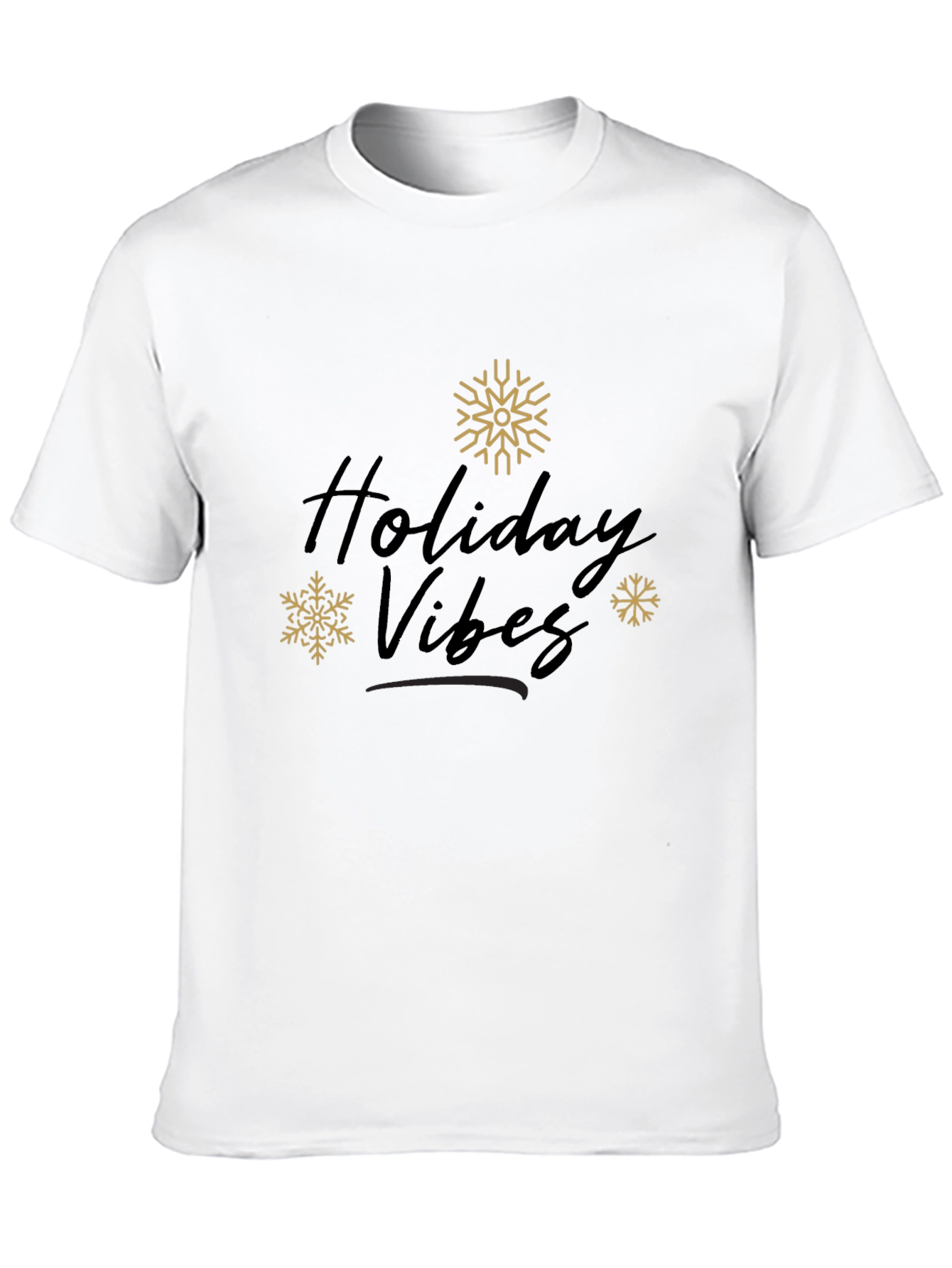 Holiday Vibes Graphic Tee - Festive Season Apparel