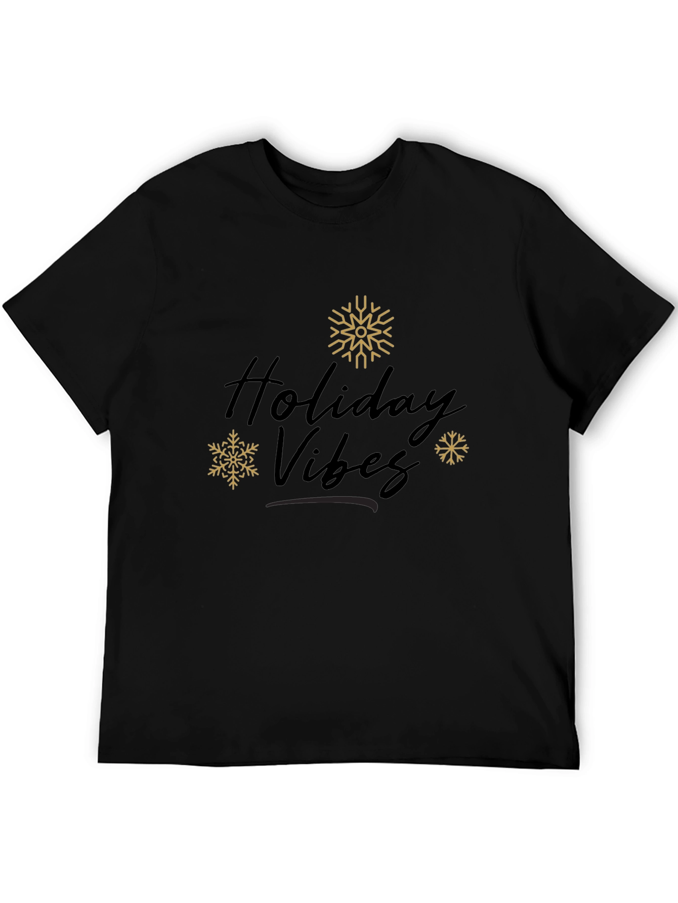 Holiday Vibes Graphic Tee - Festive Season Apparel