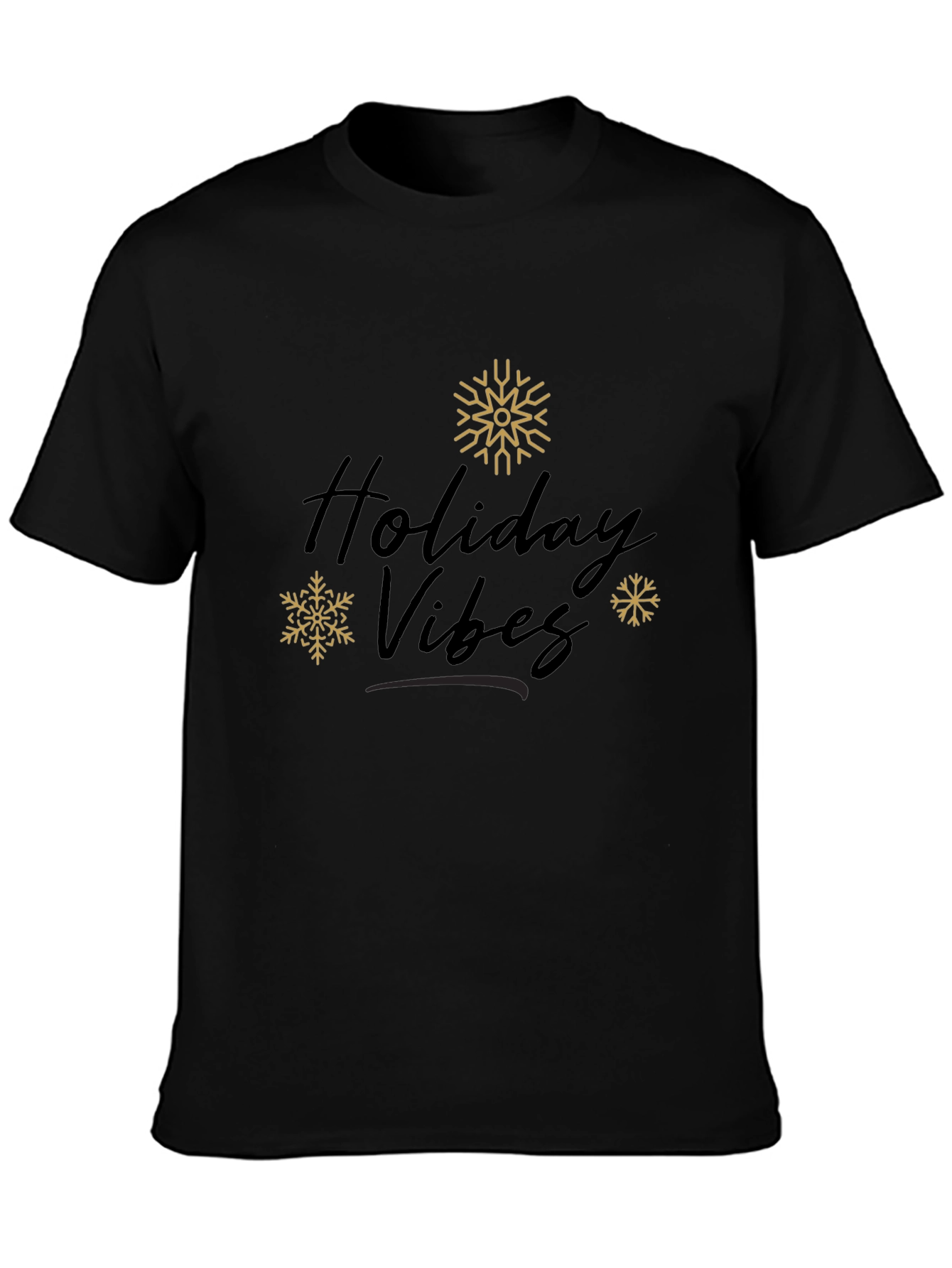 Holiday Vibes Graphic Tee - Festive Season Apparel