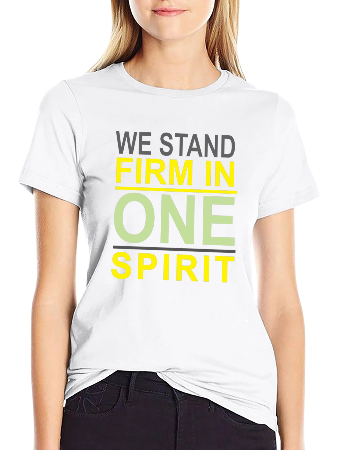 We Stand Firm In One Spirit Graphic Tee