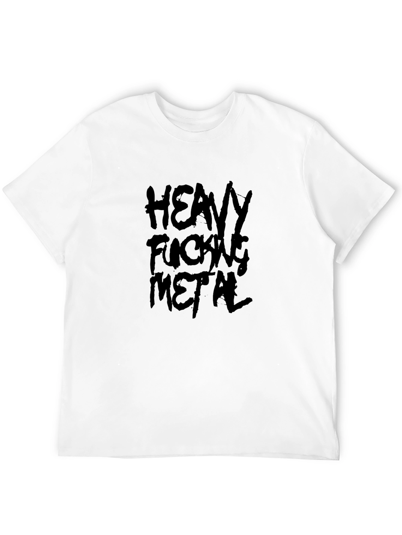 Heavy Fucking Metal T-Shirt - Bold Graphic Tee