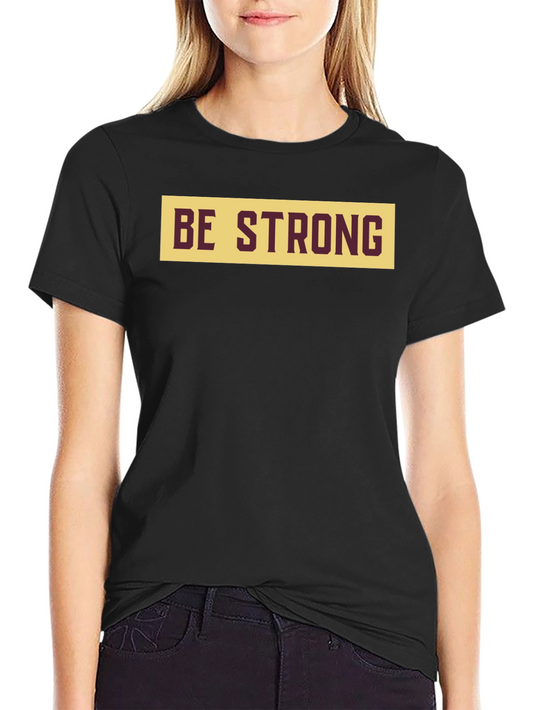 Be Strong Graphic Tee - Mens Black T-Shirt