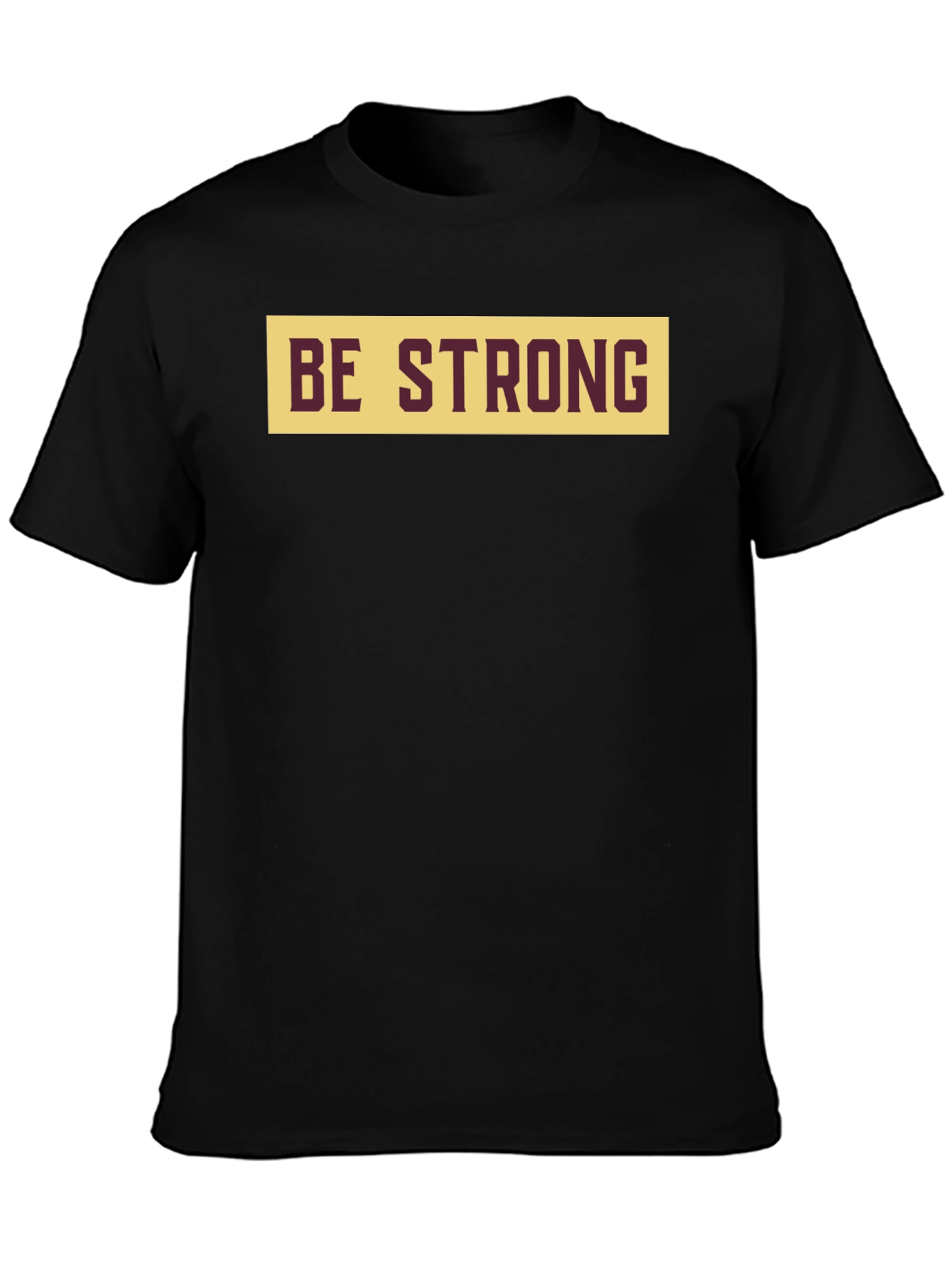 Be Strong Graphic Tee - Mens Black T-Shirt