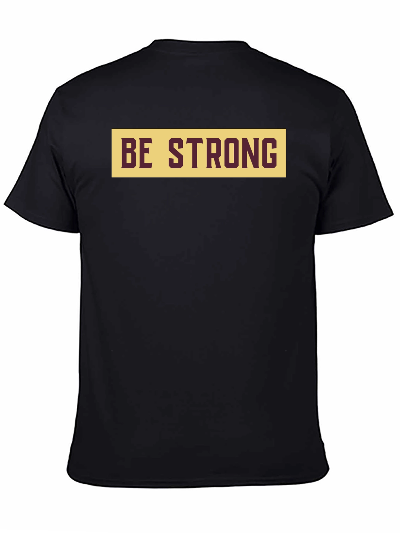 Be Strong Graphic Tee - Mens Black T-Shirt