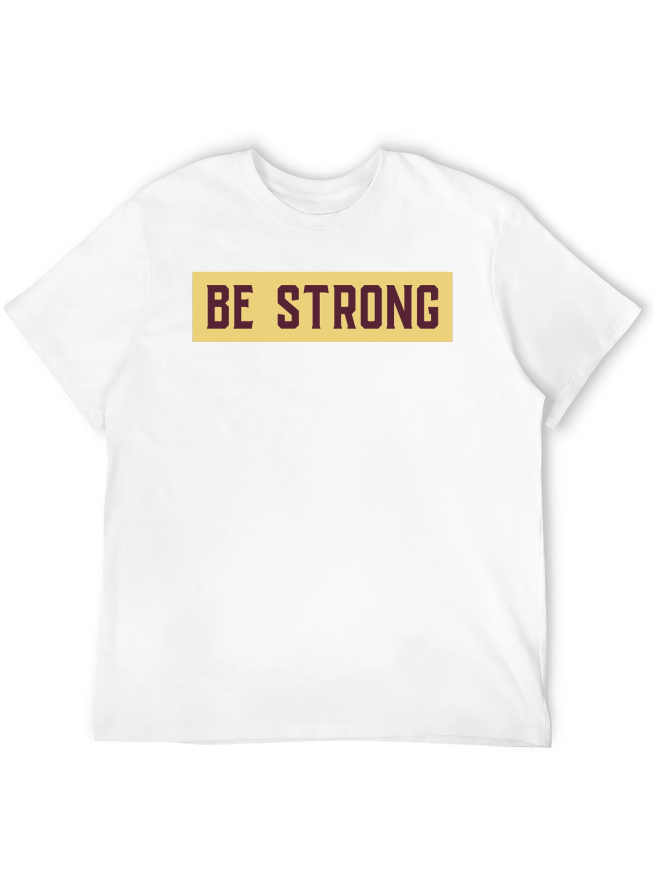 Be Strong Graphic Tee - Mens Black T-Shirt