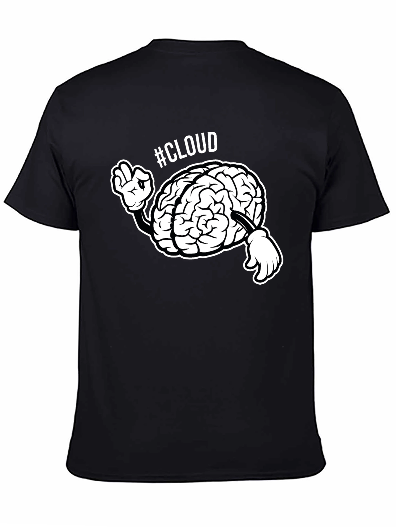 Cloud Brain T-Shirt - Smart Tech Humor Tee