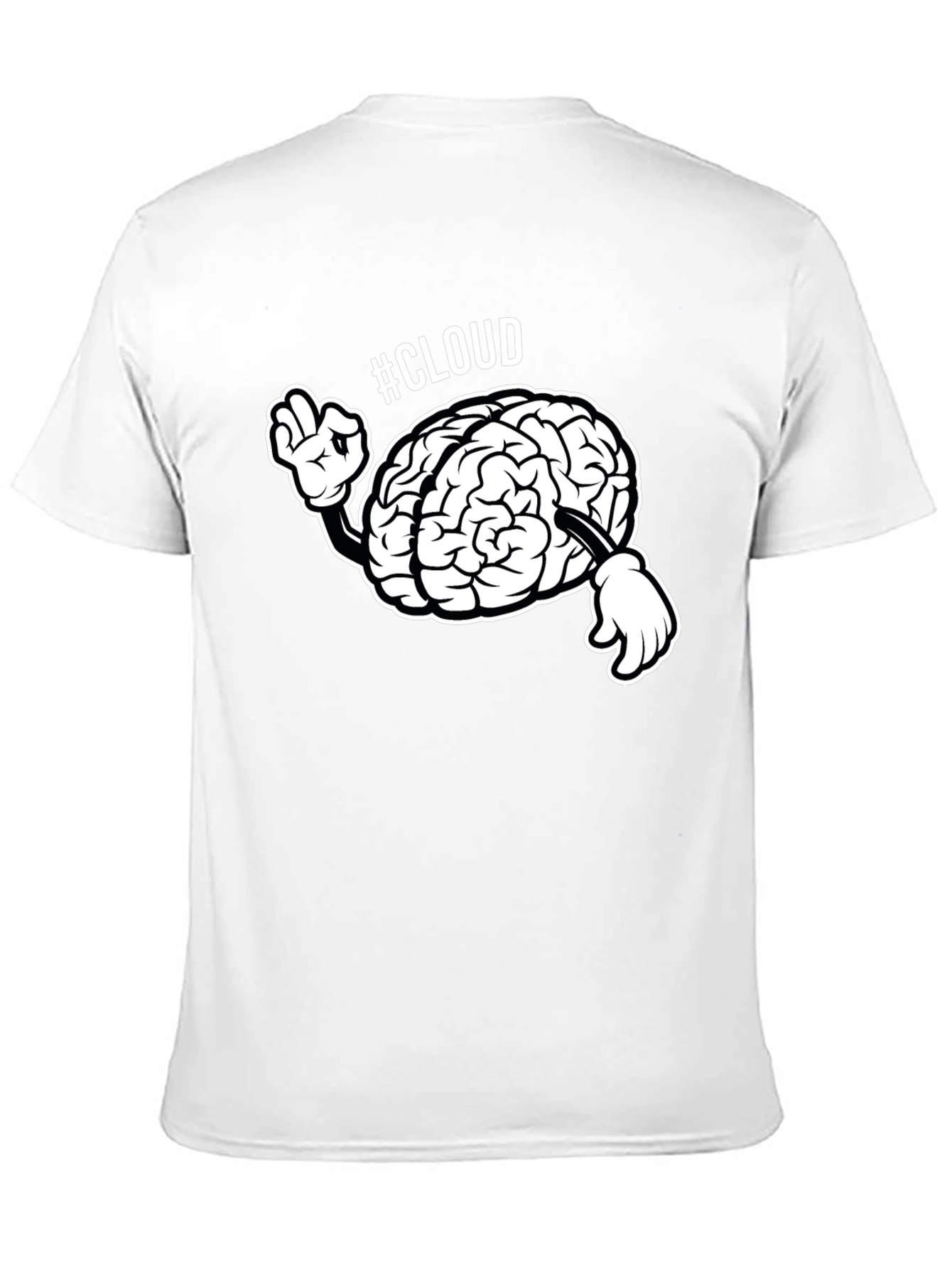 Cloud Brain T-Shirt - Smart Tech Humor Tee