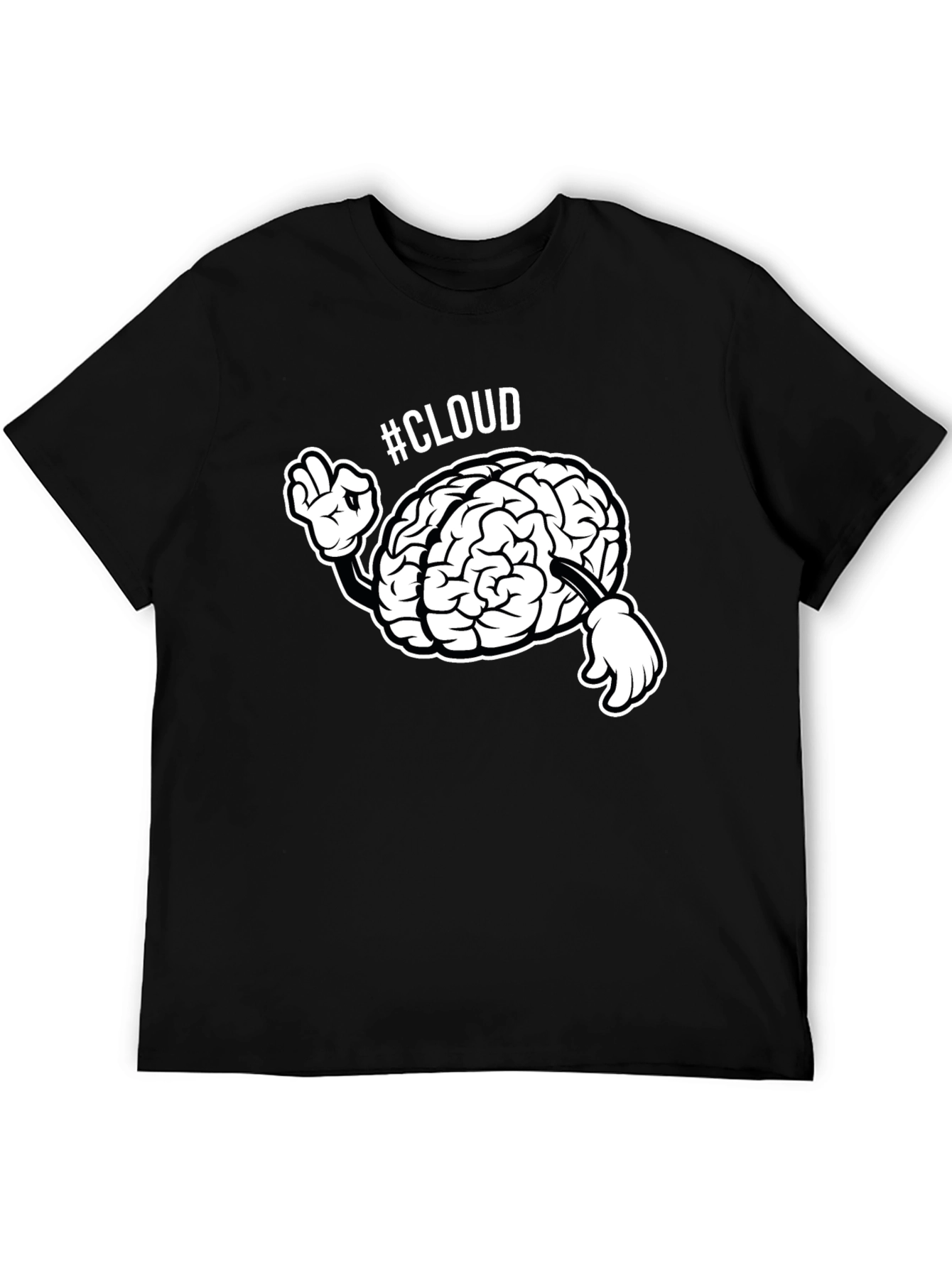Cloud Brain T-Shirt - Smart Tech Humor Tee