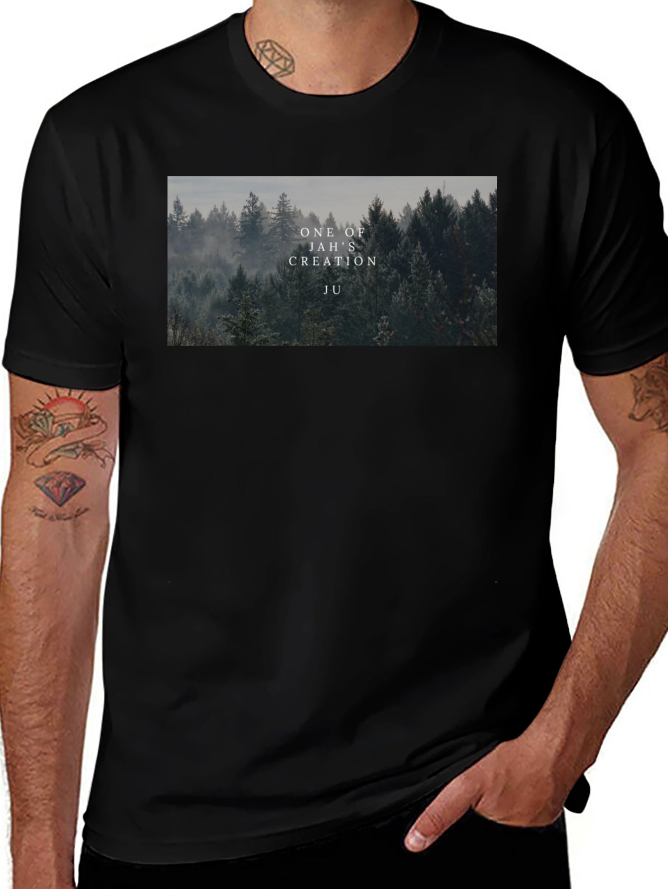 Nature Inspired Graphic T-Shirt