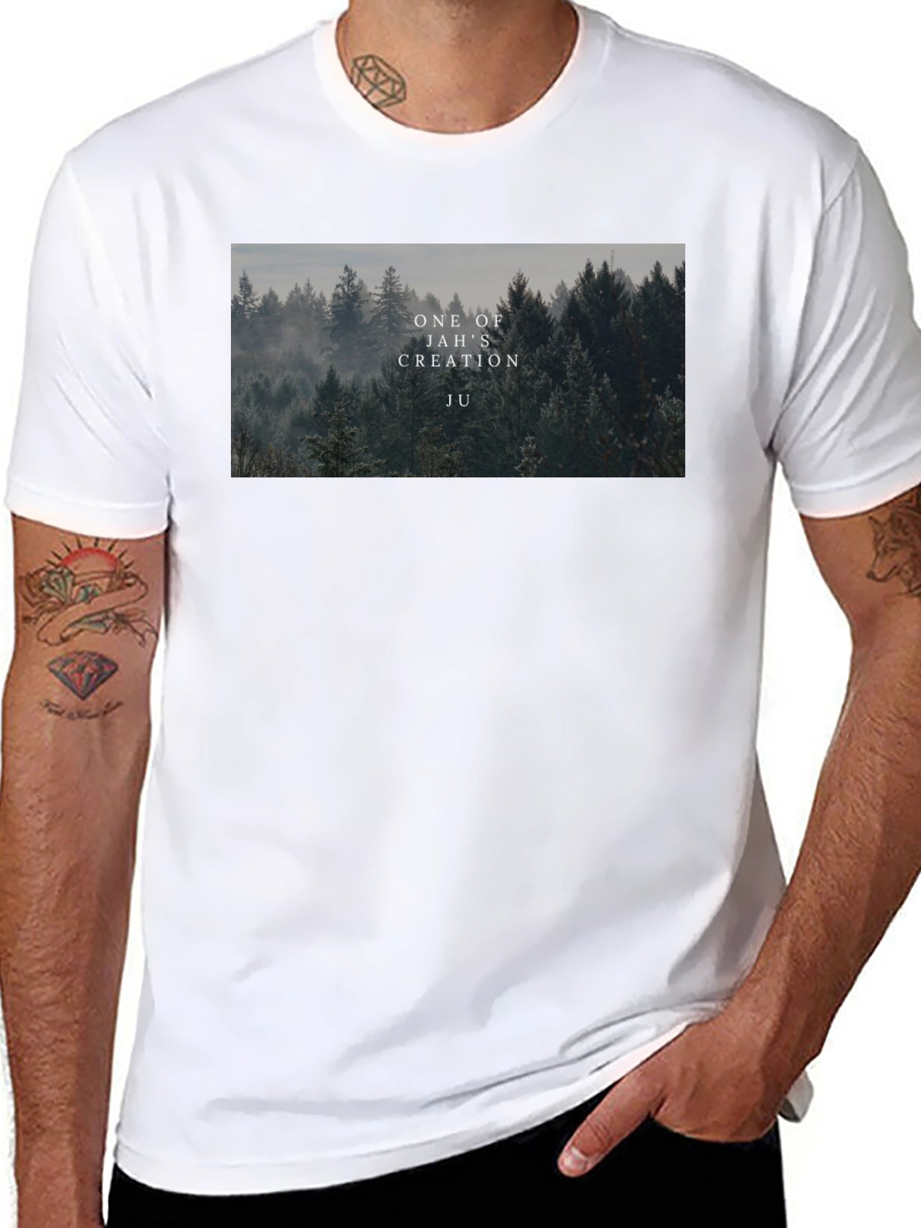 Nature Inspired Graphic T-Shirt