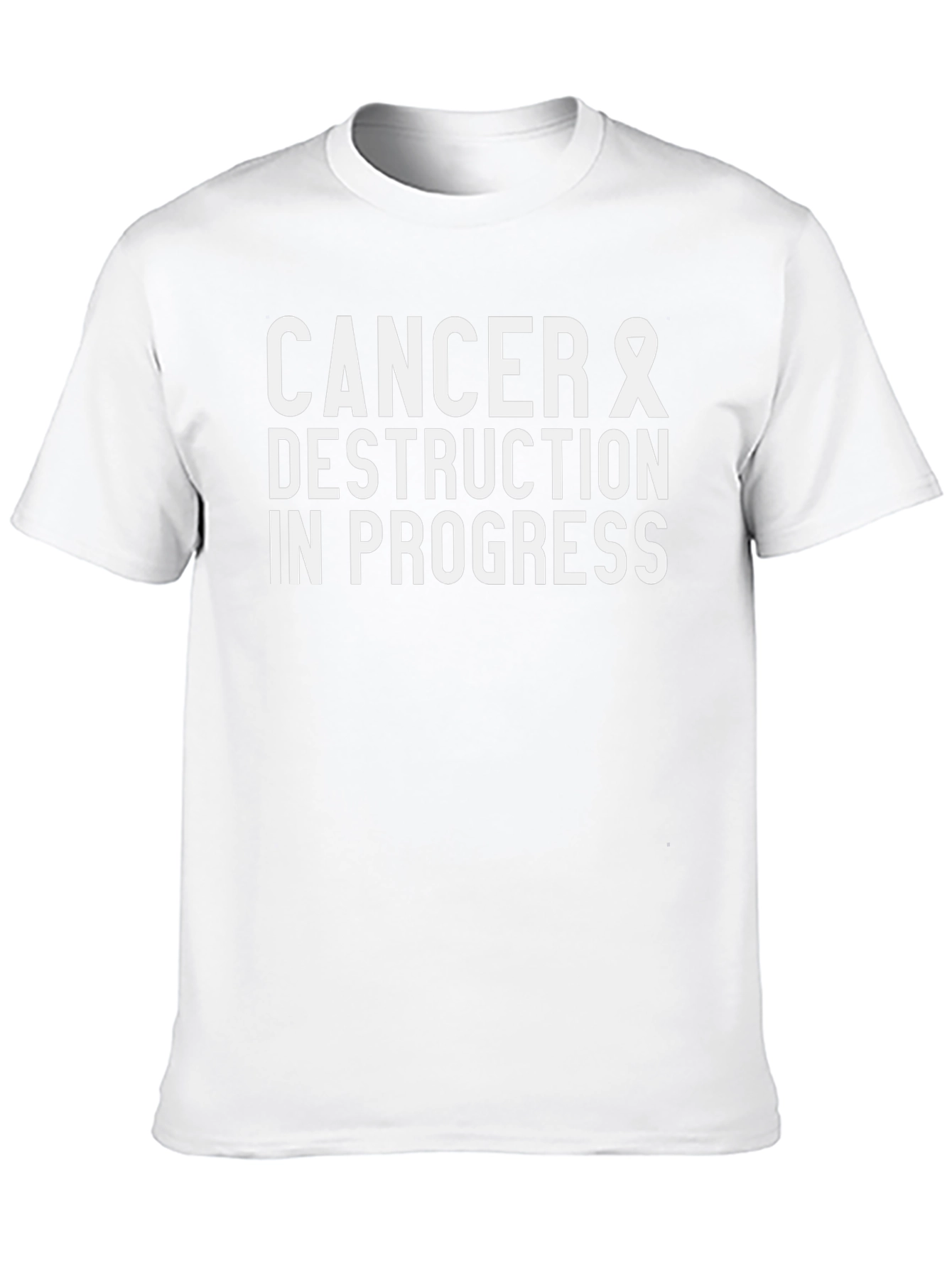 Cancer Destruction In Progress Graphic Tee