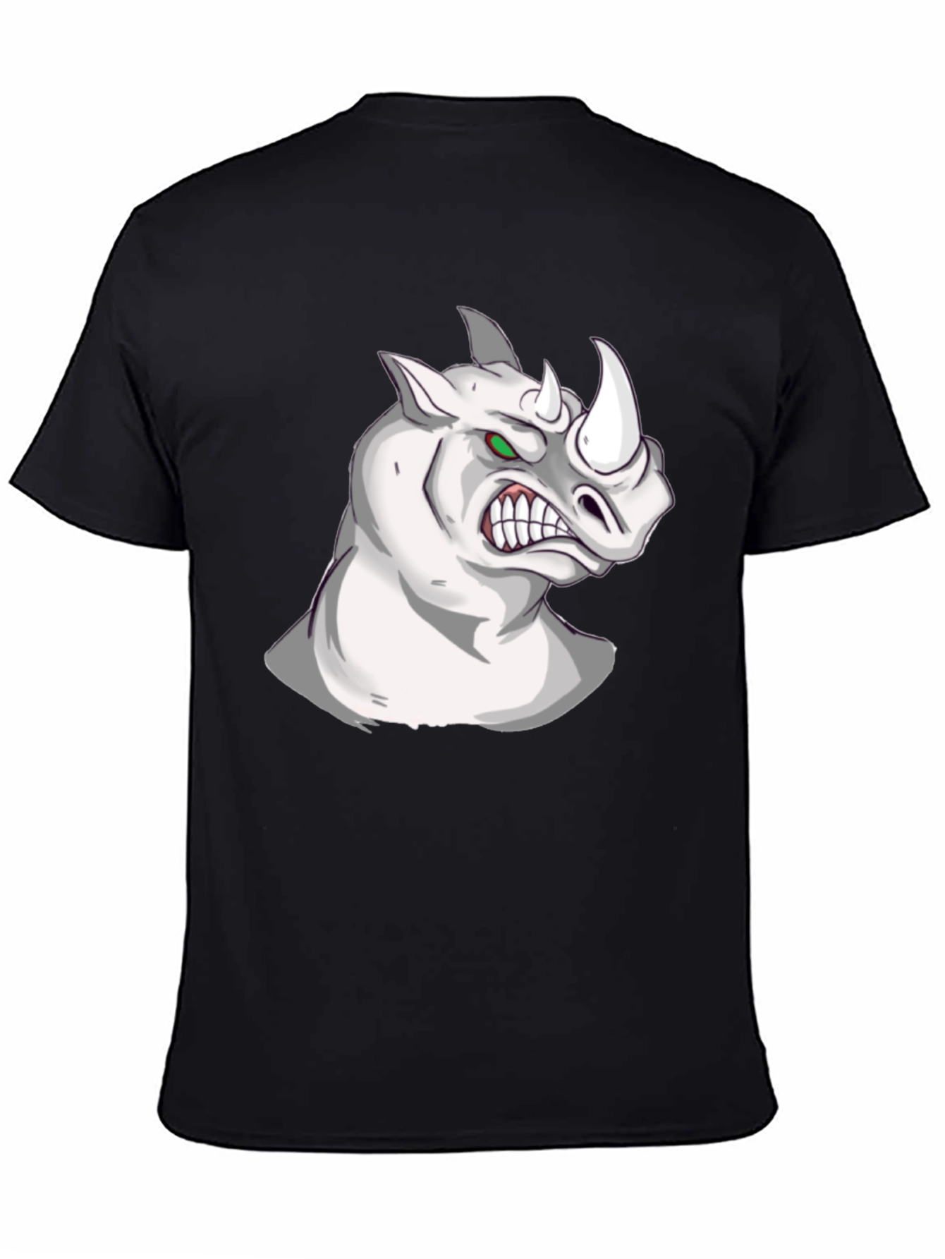 Rhino Graphic Tee - Fierce Animal Print T-Shirt