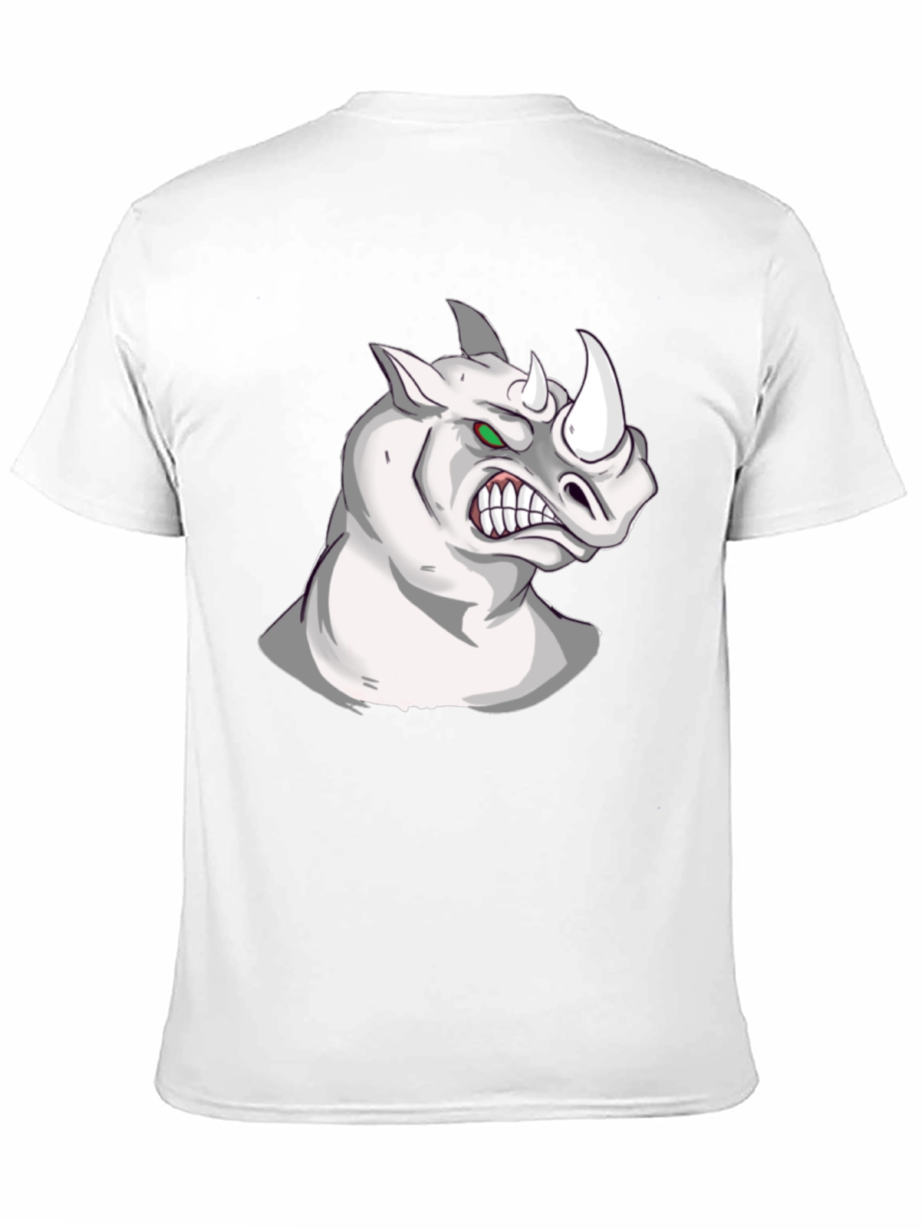 Rhino Graphic Tee - Fierce Animal Print T-Shirt