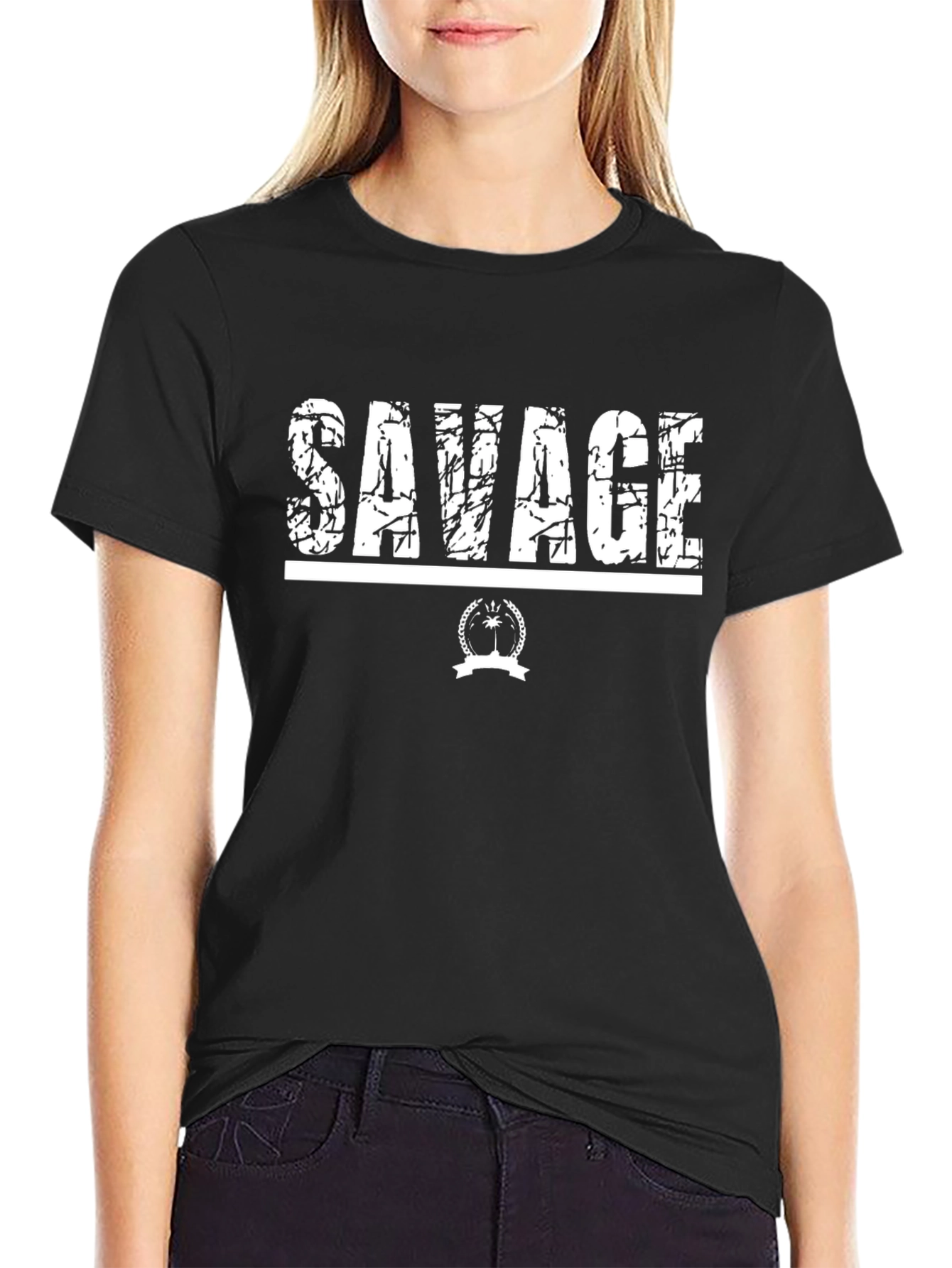Savage Graphic T-Shirt - Black