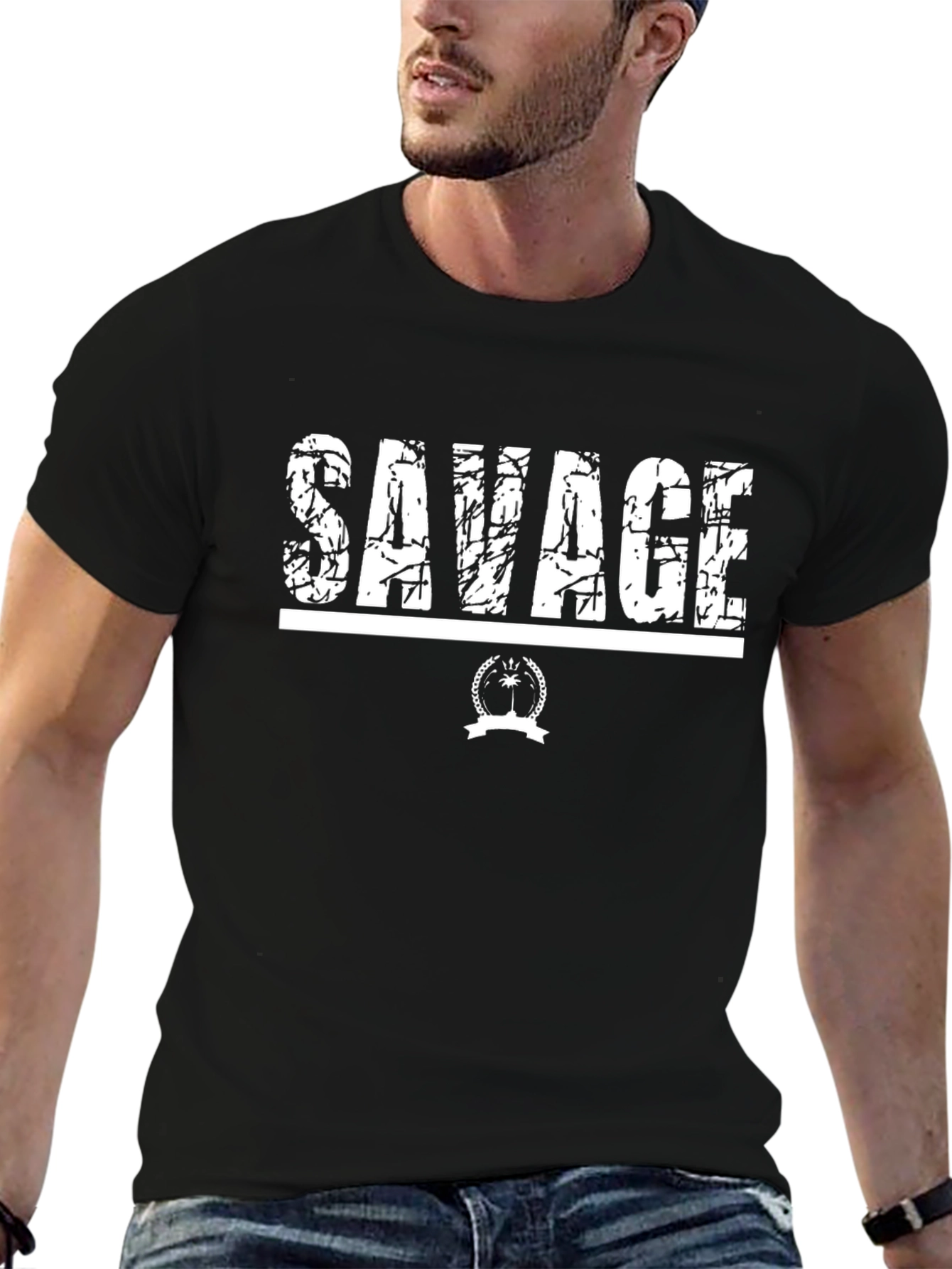 Savage Graphic T-Shirt - Black