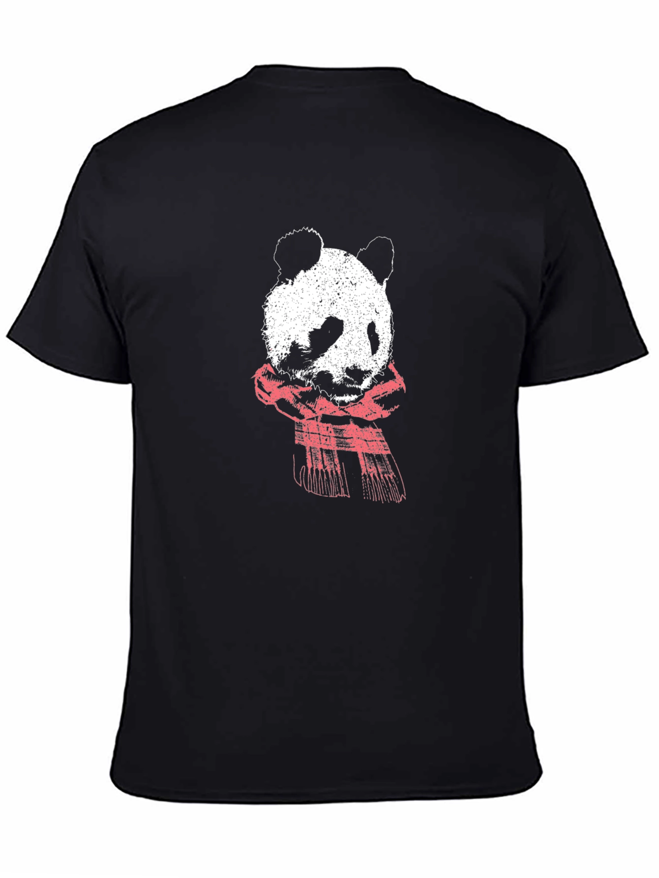 Panda Graphic T-Shirt - Black Cotton Tee