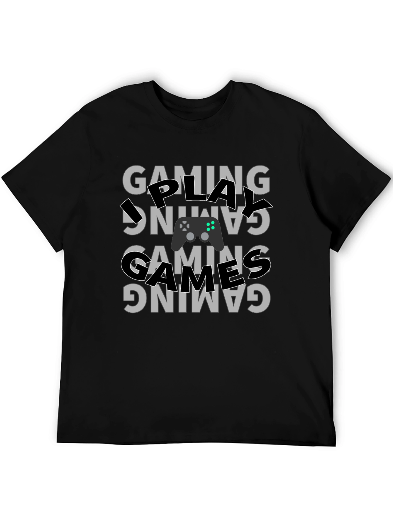 I Play Games T-Shirt - Gamer Controller Design