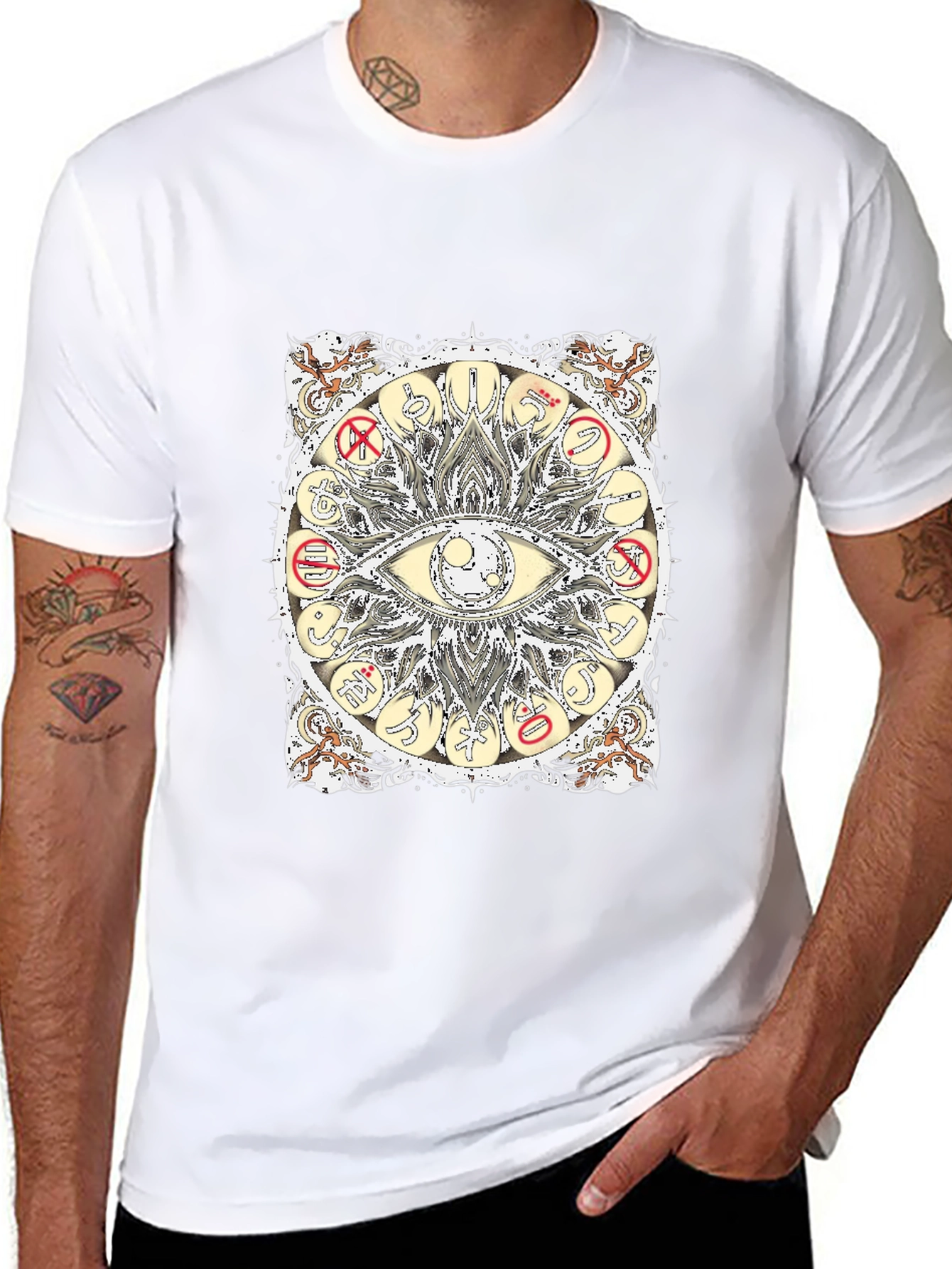 Mystic Eye Graphic Tee - Unisex Black T-Shirt