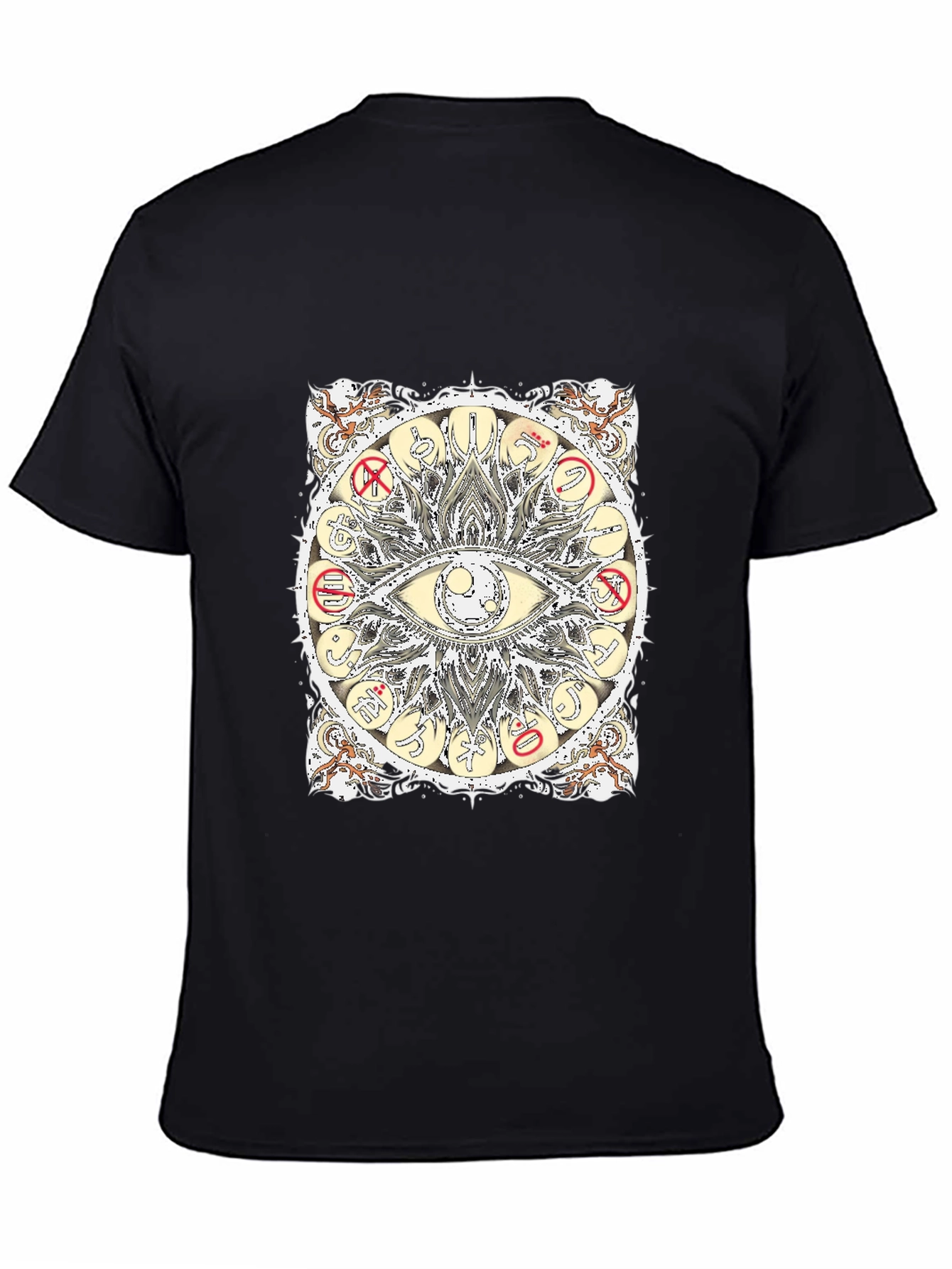 Mystic Eye Graphic Tee - Unisex Black T-Shirt