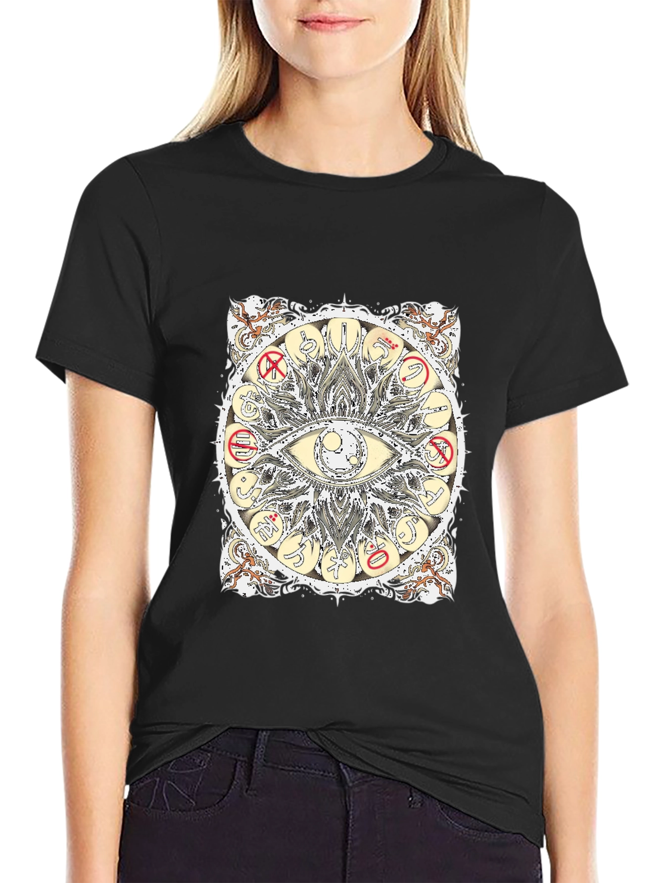 Mystic Eye Graphic Tee - Unisex Black T-Shirt