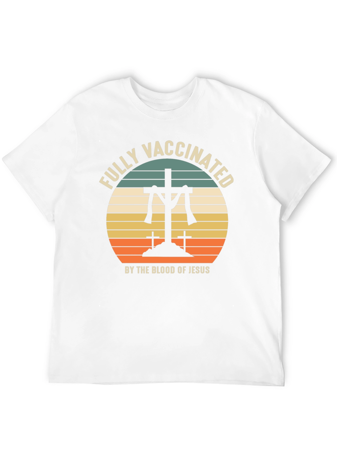 Fully Vaccinated by The Blood of Jesus Graphic T-Shirt